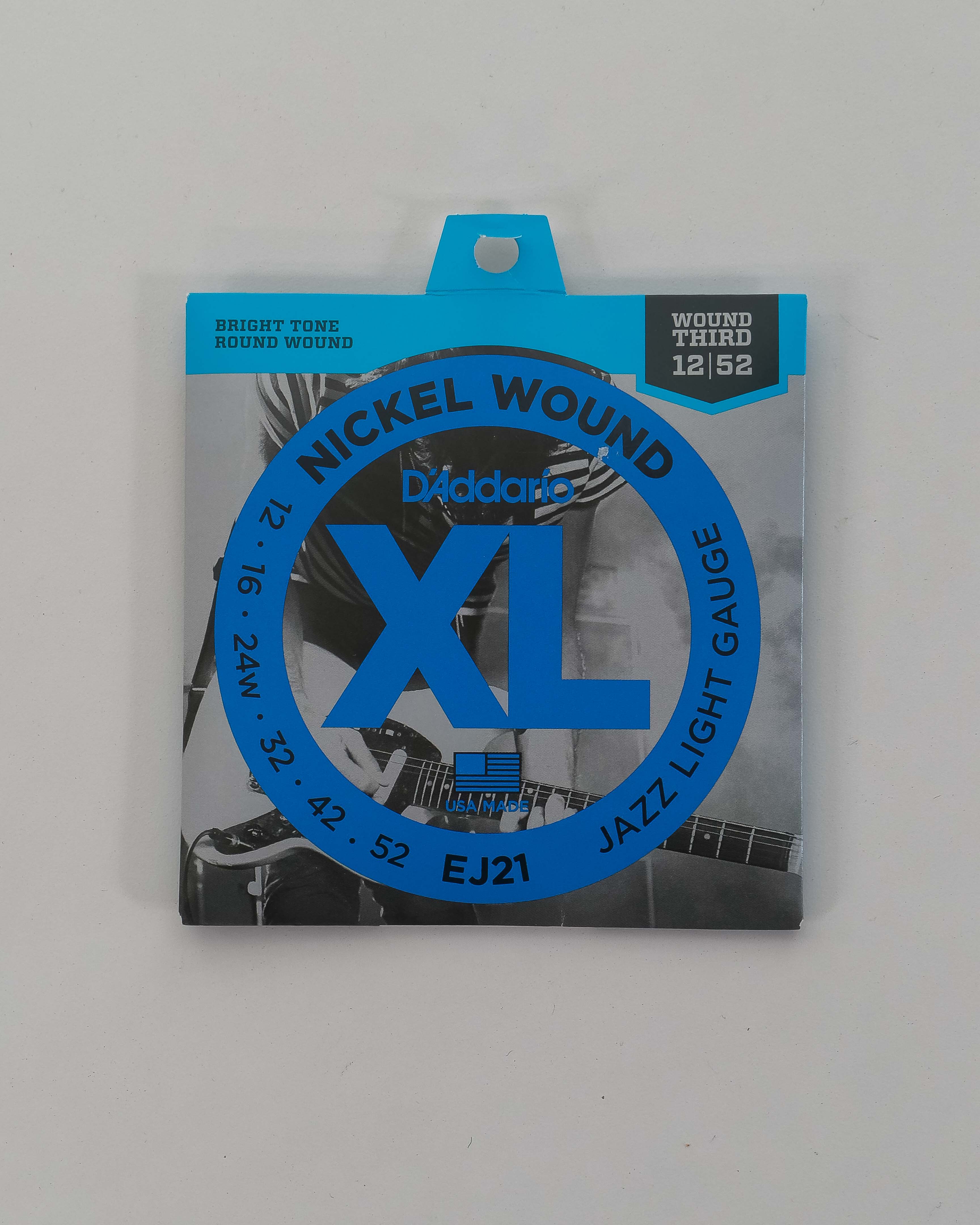 D'Addario EJ21 Nickel Wound Electric Strings - Jazz Light .012-.052