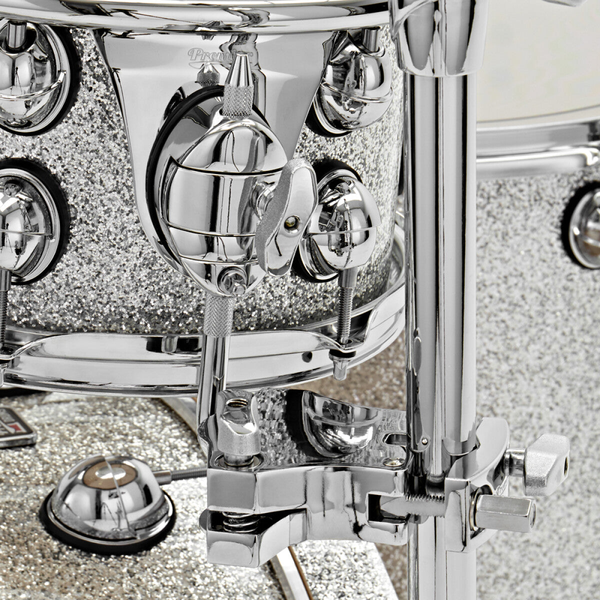 Premier Genista Maple Shell Drum Pack - Silver Sparkle