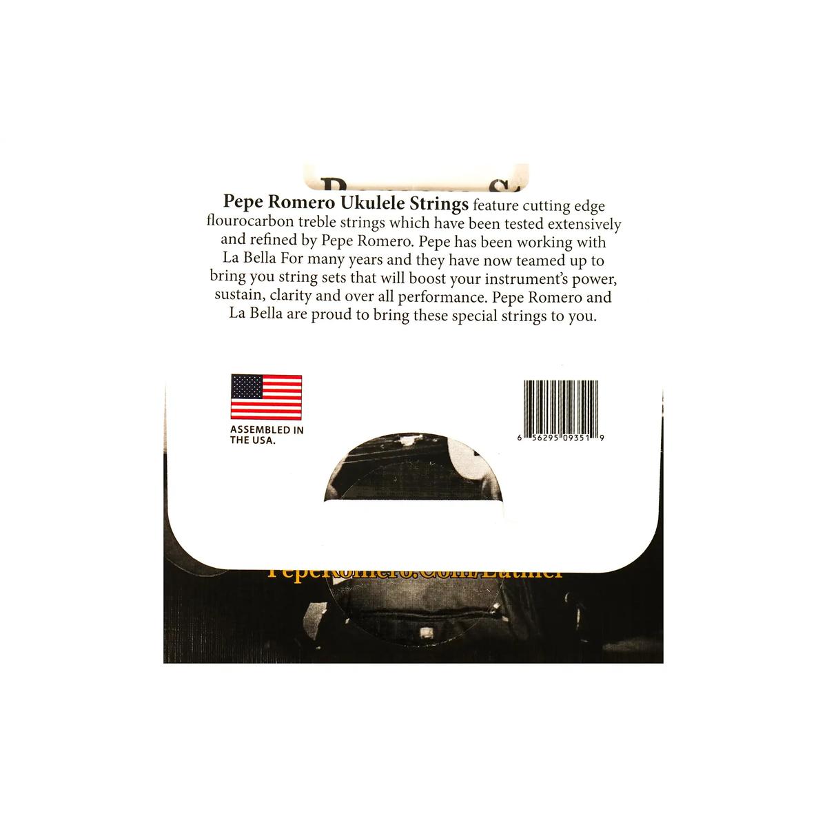 Pepe-Romero-LAVA1-Tenor-Concert-Soprano-Smoke-Gray-Fluorocarbon-Ukulele-Strings-HIGH-G-2 | Terry Carter Music Store