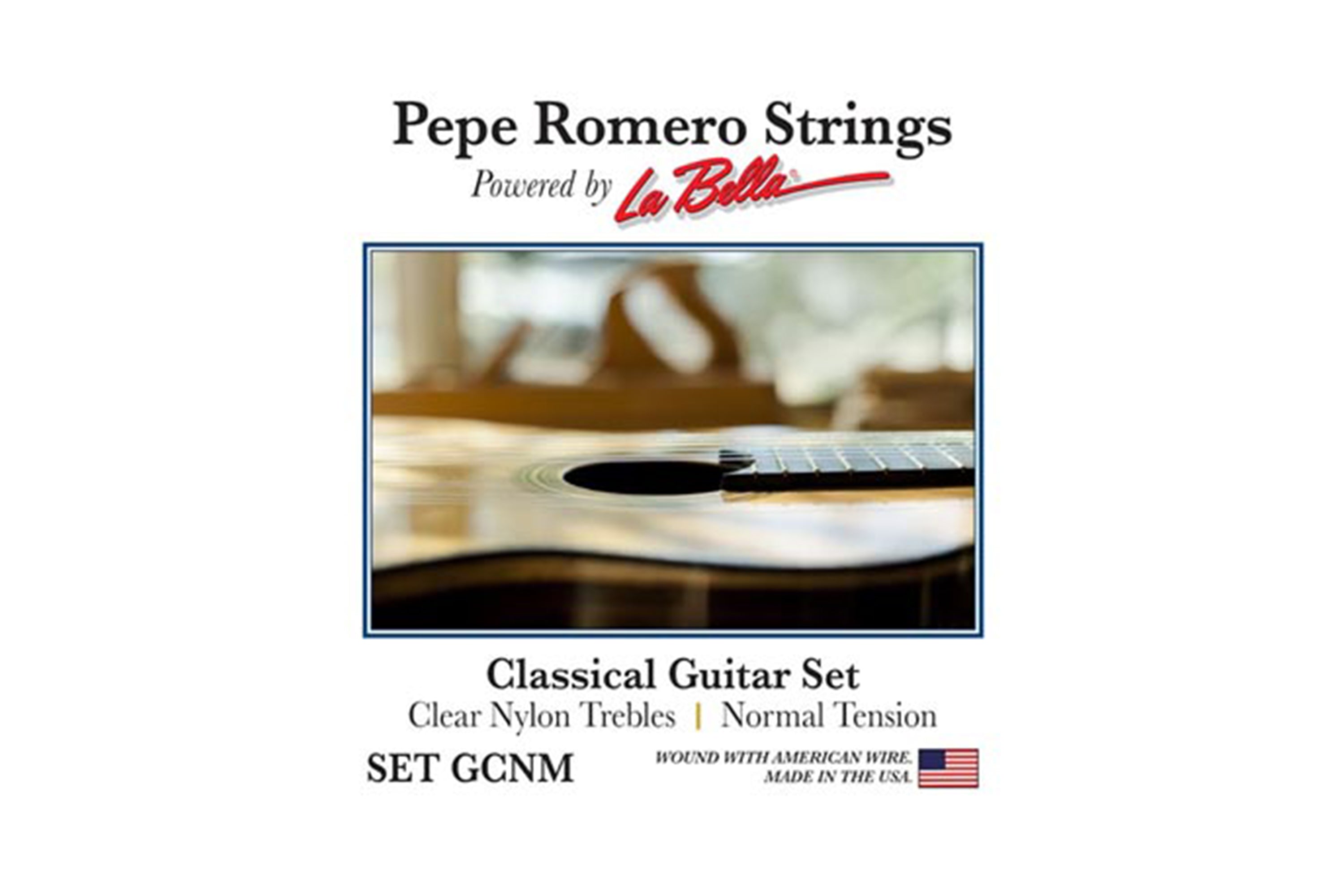 Pepe Romero Strings GCNM Classical Guitar Clear Nylon FITS PARLOR GUITAR