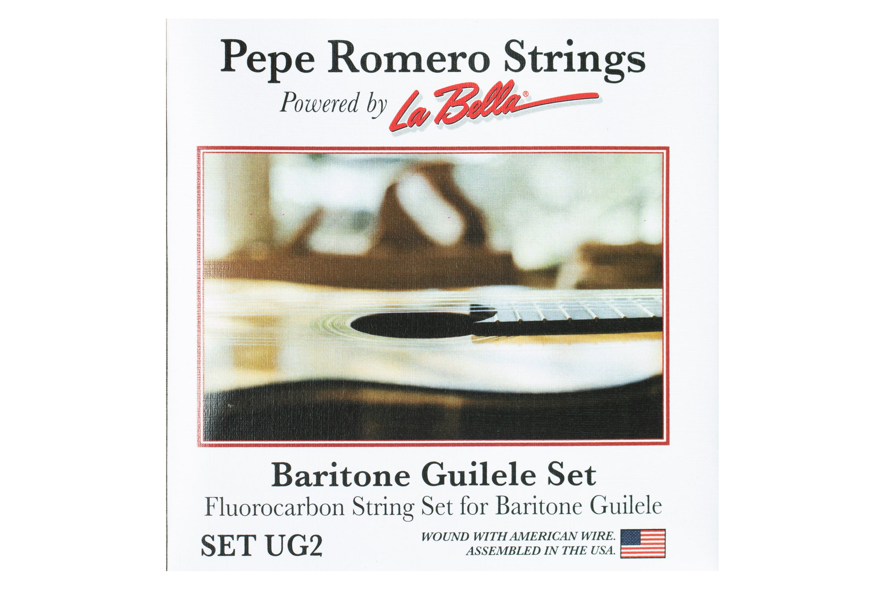 Pepe Romero UG2 Baritone Guilele Fluorocarbon Strings (E to E Tuning)