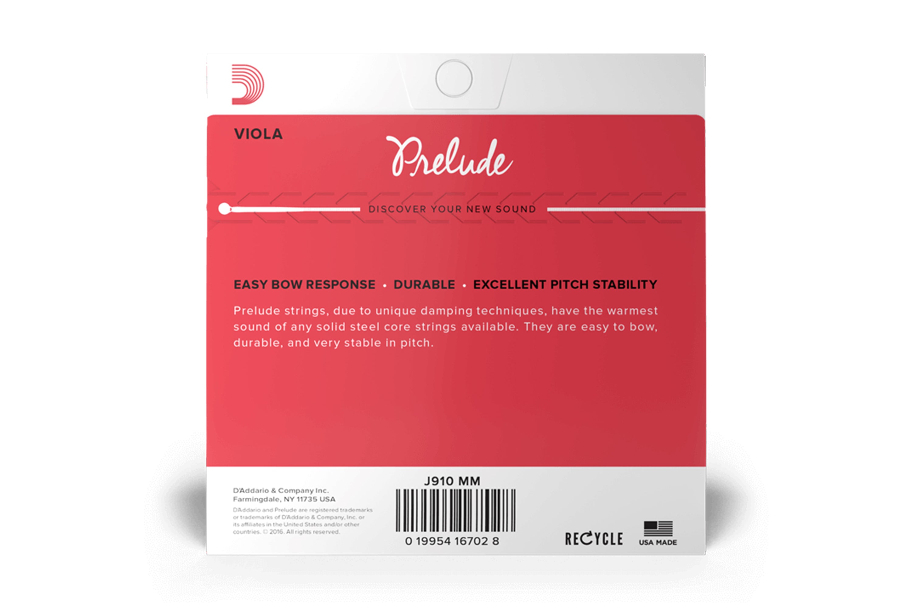 Prelude Viola String Set, Medium Scale, Medium Tension