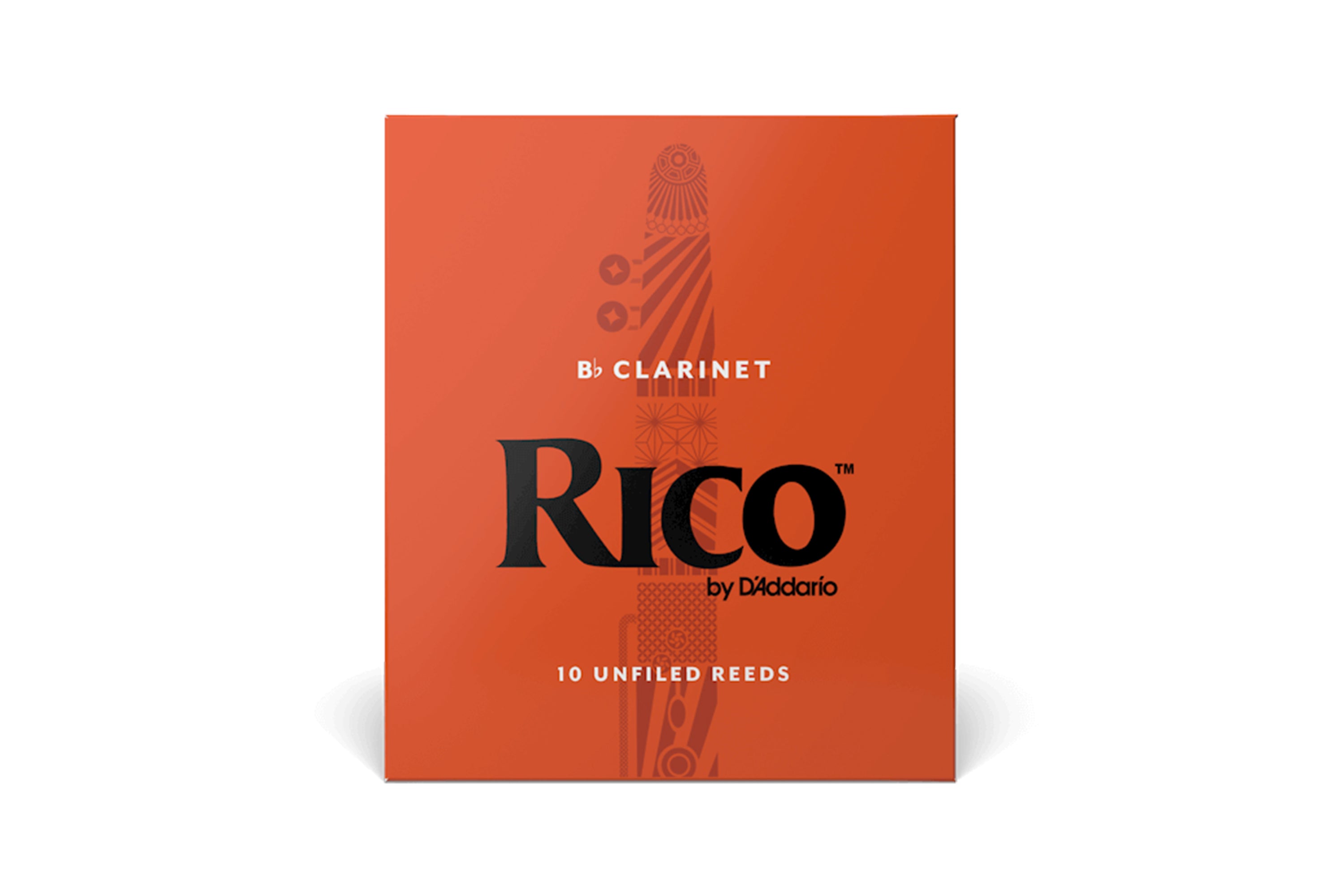 Rico by D'Addario Bb Clarinet Reeds Strength 2.5 - 10 Pack