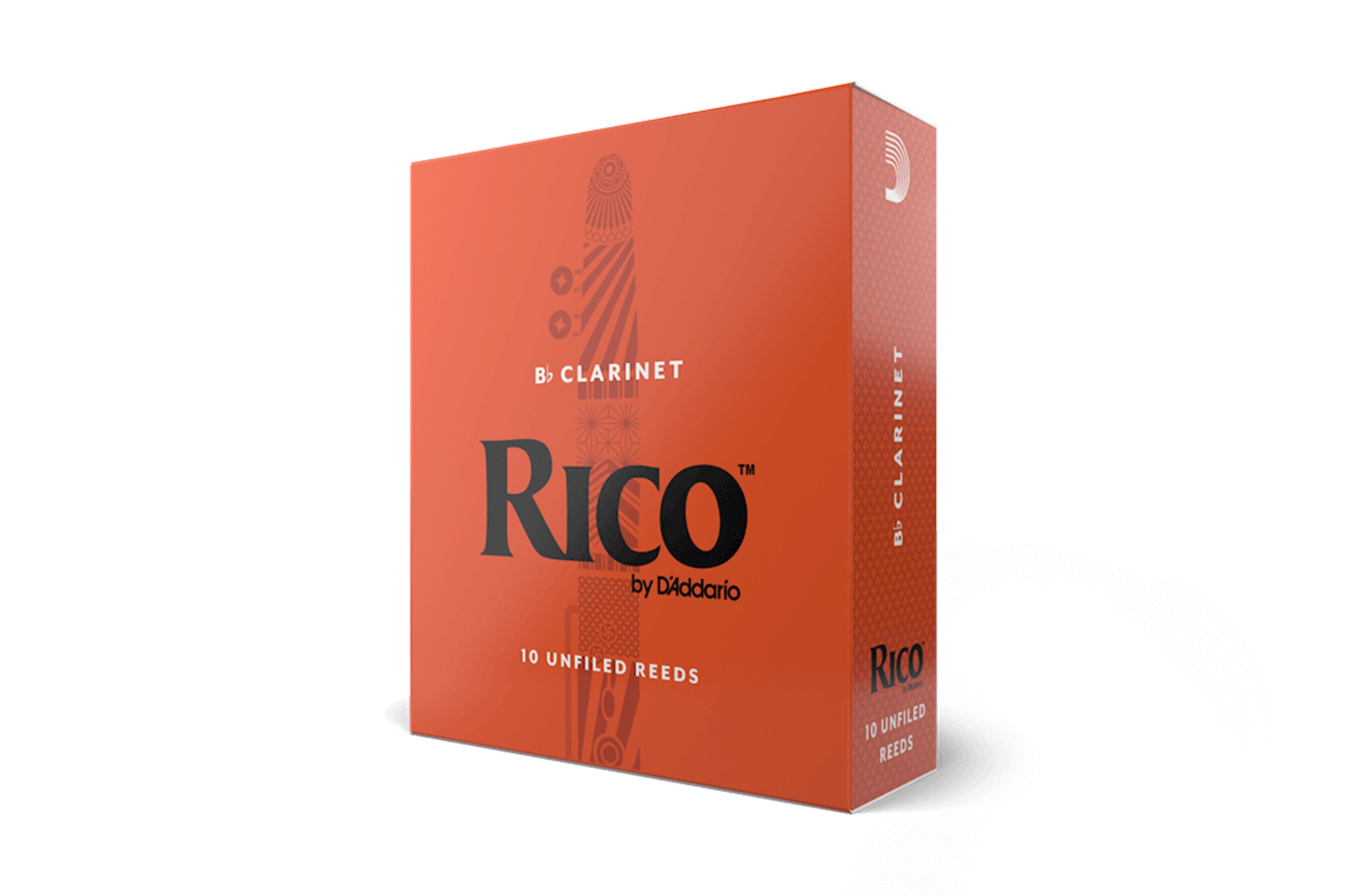 Rico by D'Addario Bb Clarinet Reeds Strength 2.5 - 10 Pack