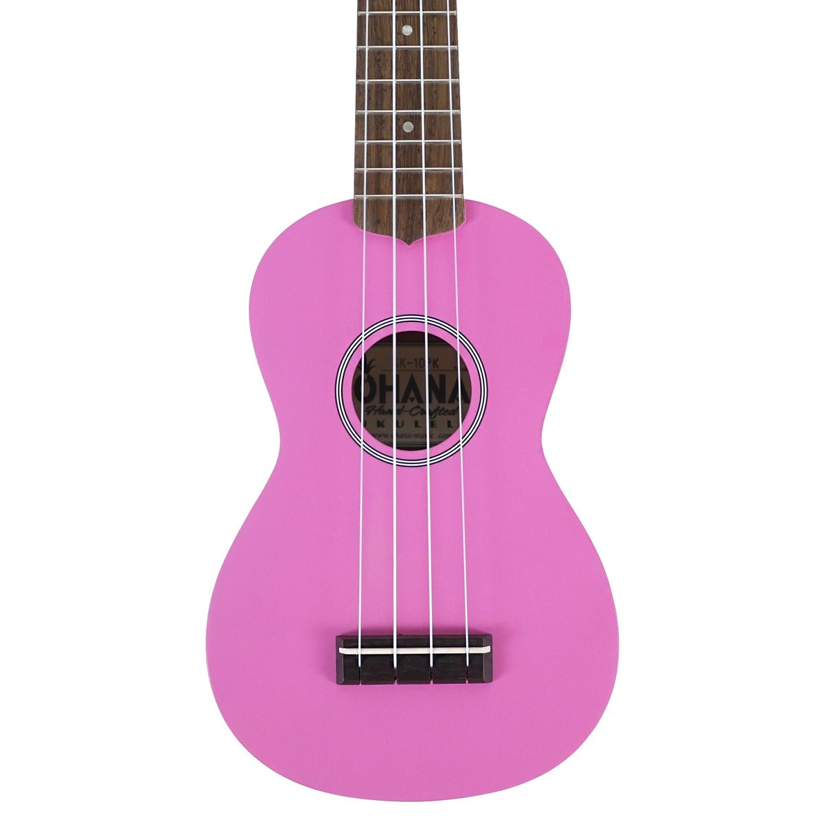 Ohana SK-10-PK Pink Mahogany Soprano Ukulele