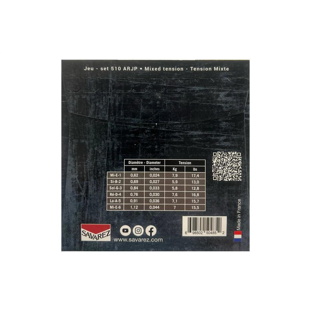 Savarez-510ARJP-Classical-Guitar-Strings-2 | Terry Carter Music Store