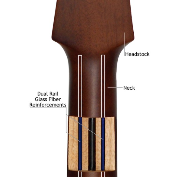 Walden O350 headstock and tuners