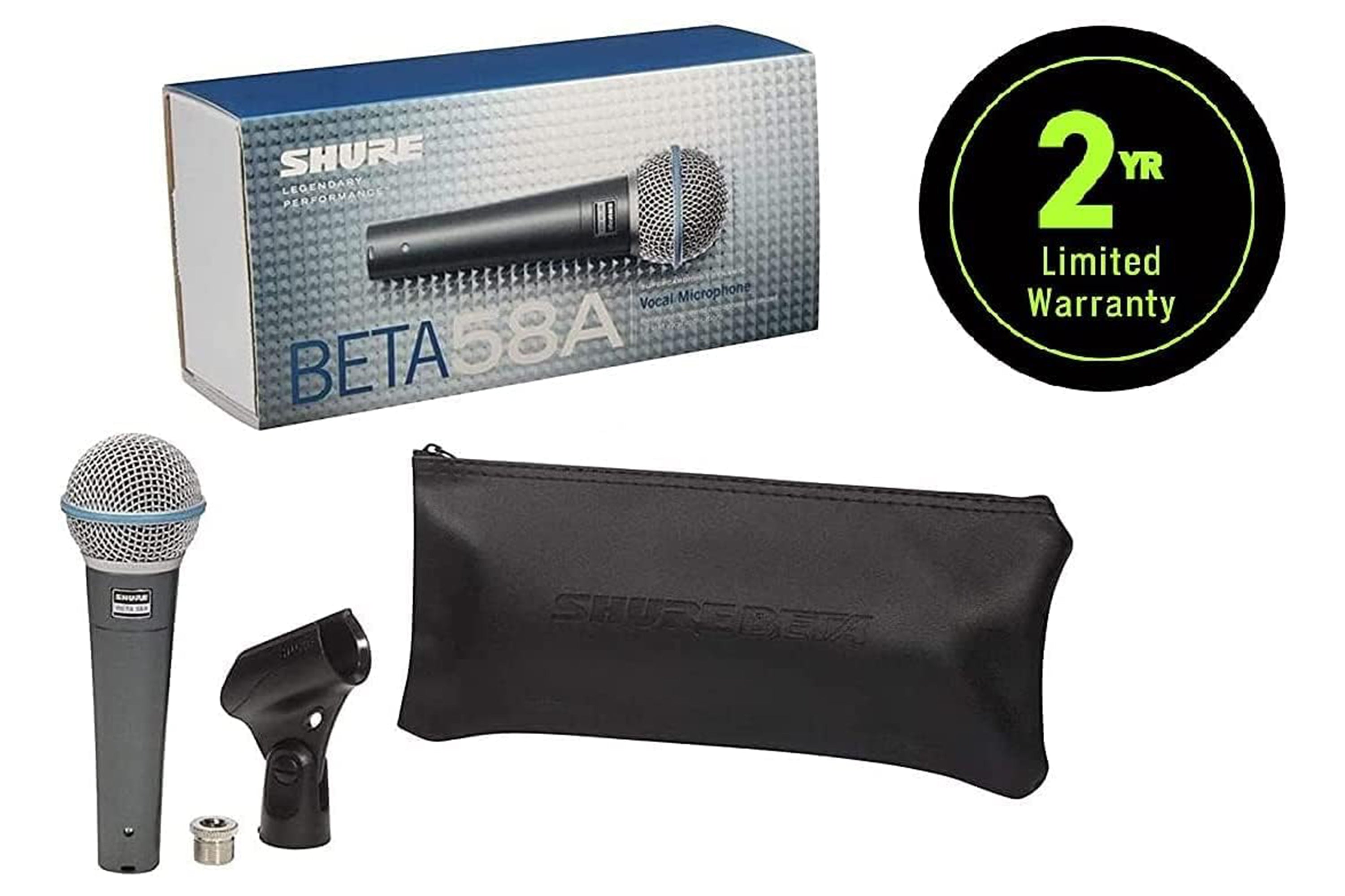 Shure BETA 58A Vocal Microphone - Terry Carter Music Store