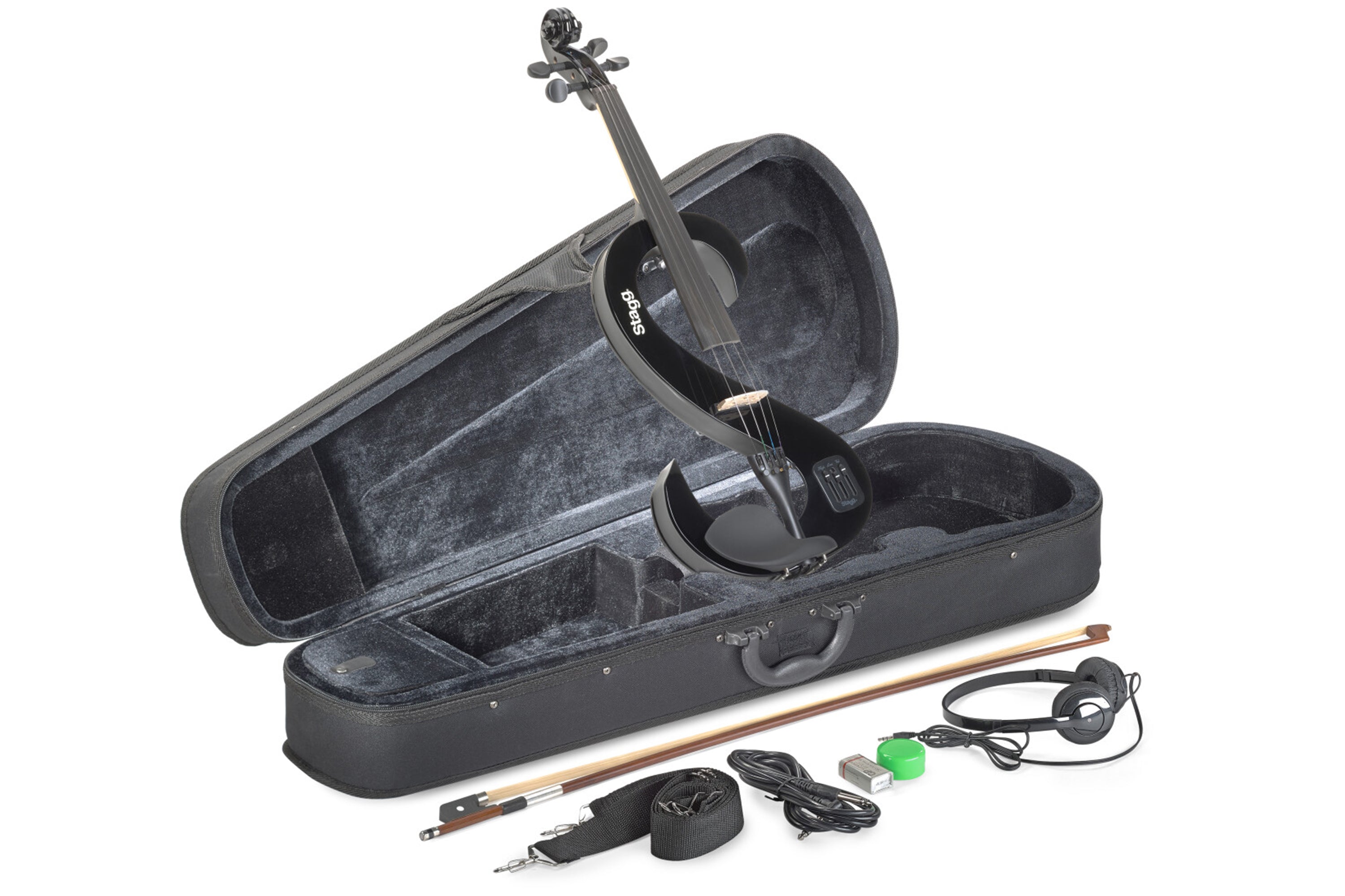 Stagg EVN 4/4 BK Electric Violin Set