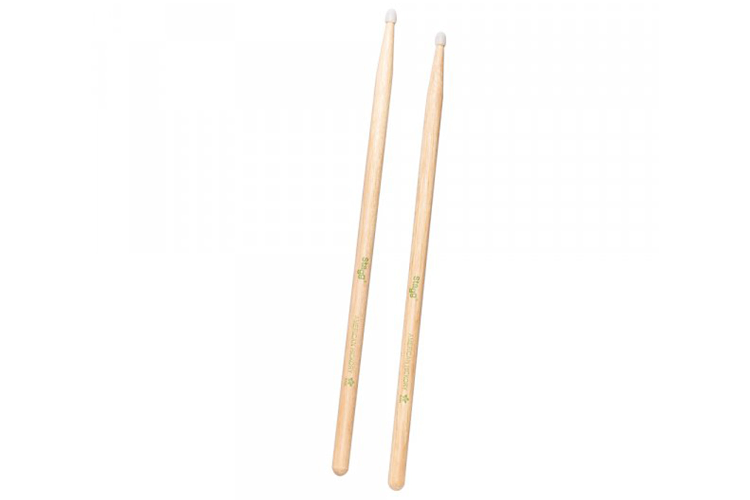 Stagg SHV5AN Pair Of Hickory Drum Sticks V Series 5A Nylon Tip