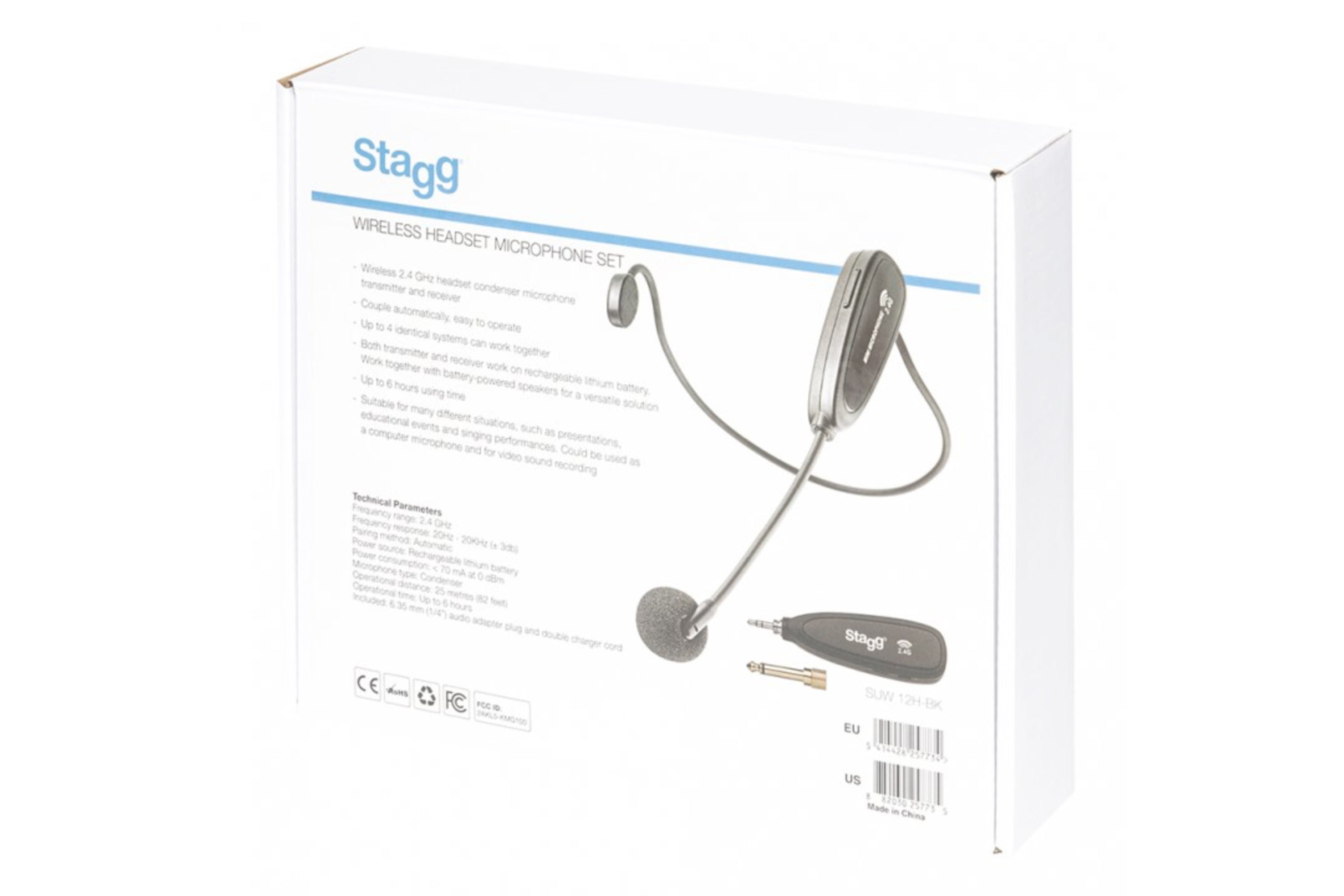 Stagg SUW 12H-BK Wireless Headset Microphone
