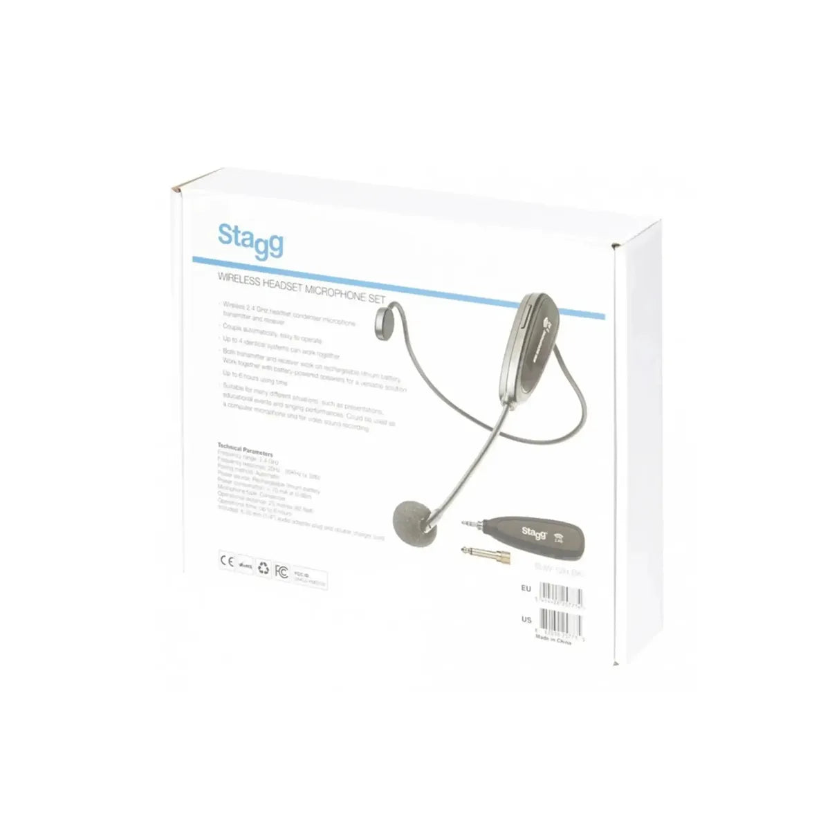 Stagg-SUW-12H-BK-Wireless-Headset-Microphone1 | Terry Carter Music Store
