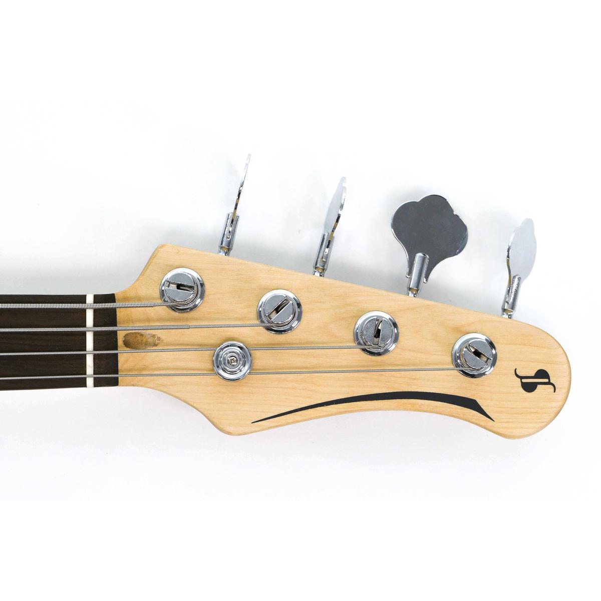 StaggP-BASSSunburstHEADSTOCK | Terry Carter Music Store