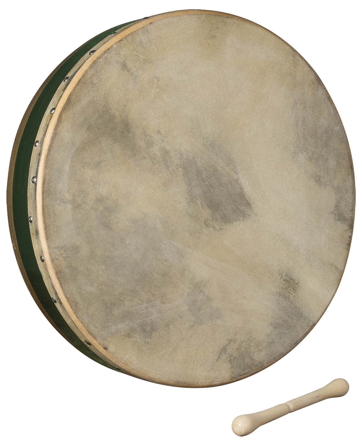 Trinity College TB-2 Irish Bodhran - Dark Green Rim