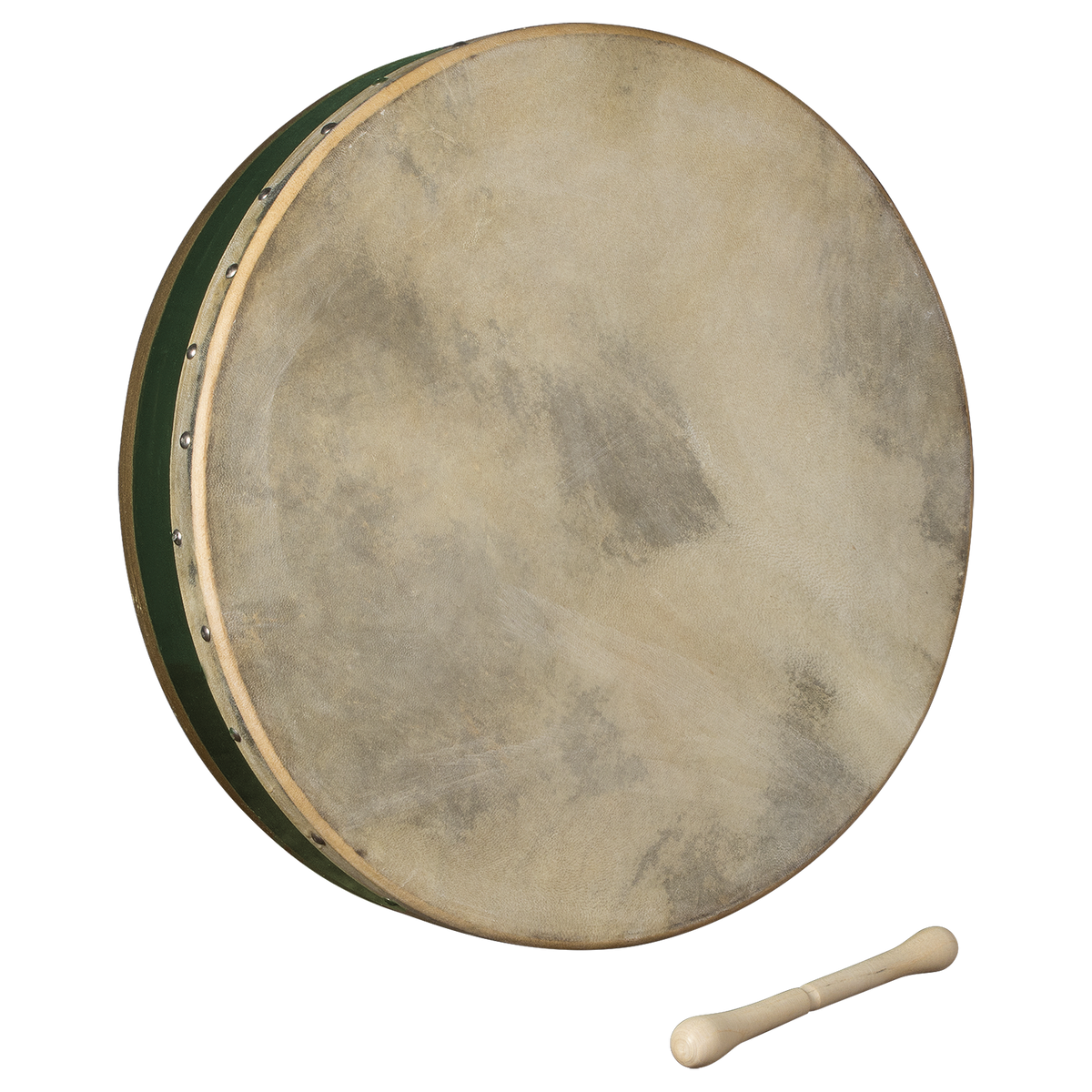 Trinity College TB-2 Irish Bodhran - Dark Green Rim