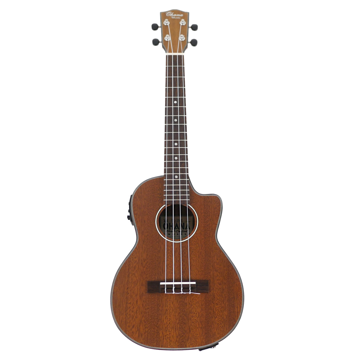 Ohana TK-35CE Solid Mahogany Tenor Ukulele w/ Pickup
