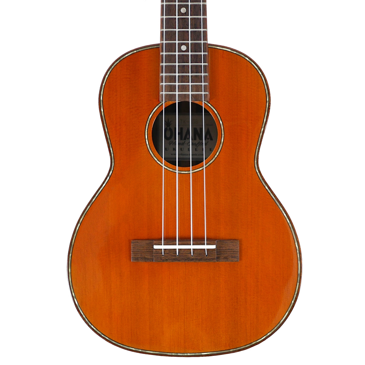 Ohana TK-50G Solid Cedar & Rosewood Tenor Ukulele