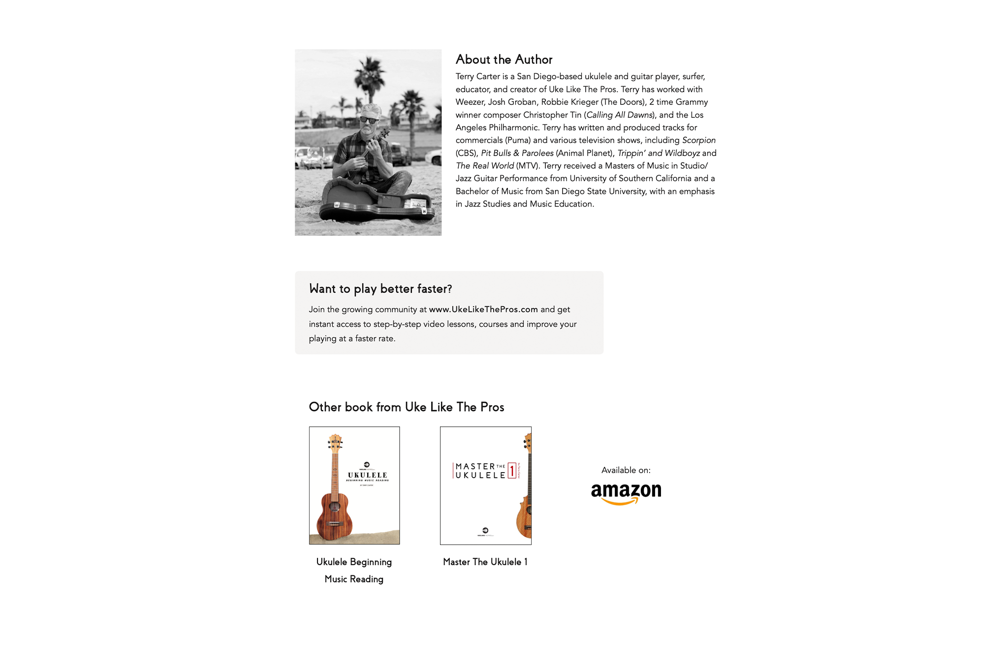 Guitarlele Book For Ukulele and Guitar Players