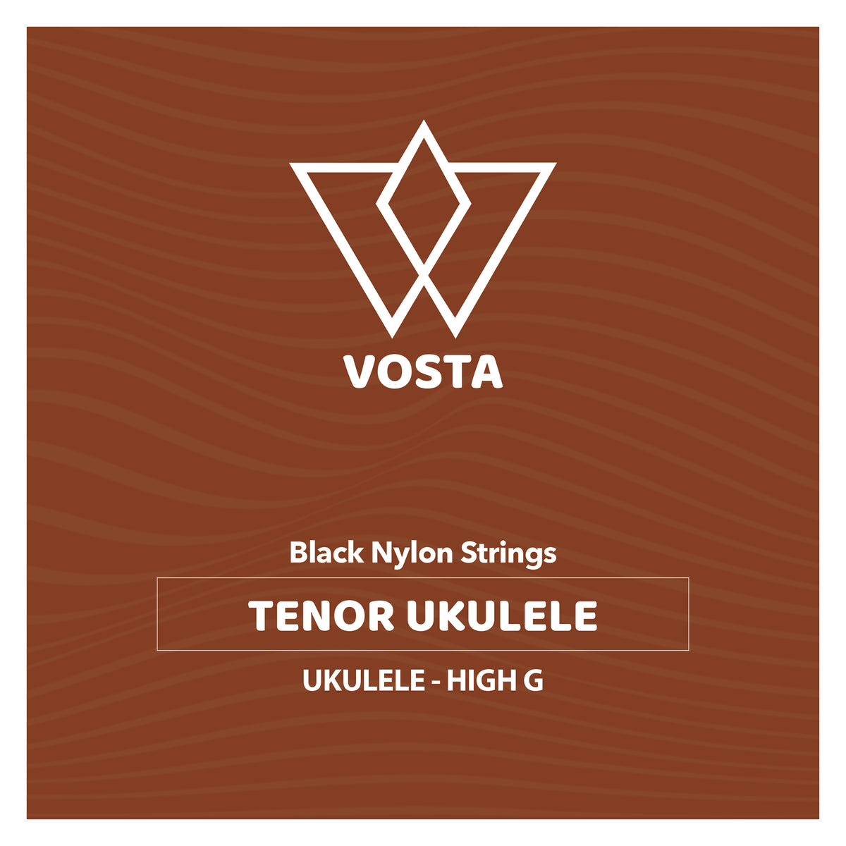Vosta Black Nylon Tenor Ukulele Strings - High G