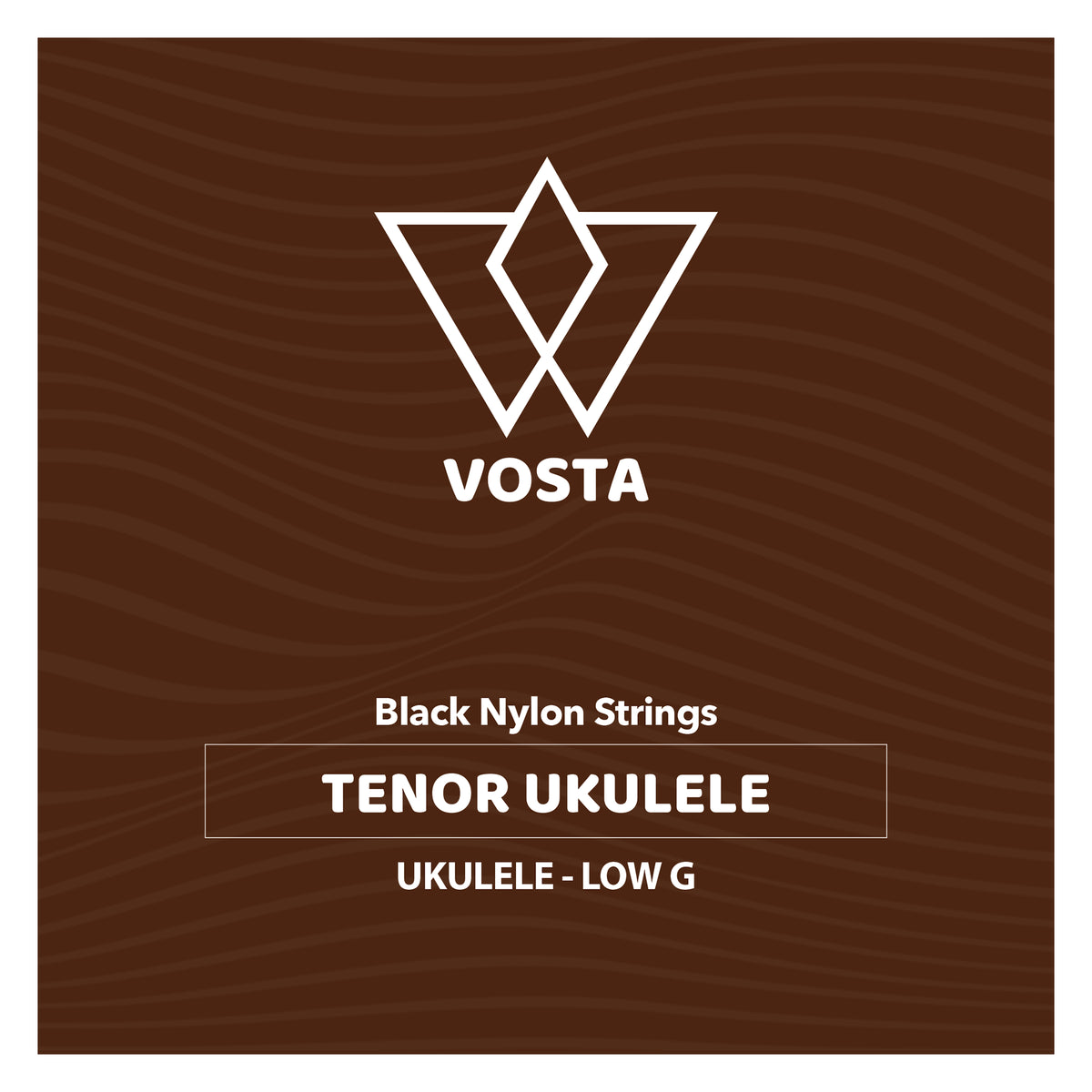 Vosta Black Nylon Tenor Ukulele Strings - Wound Low G