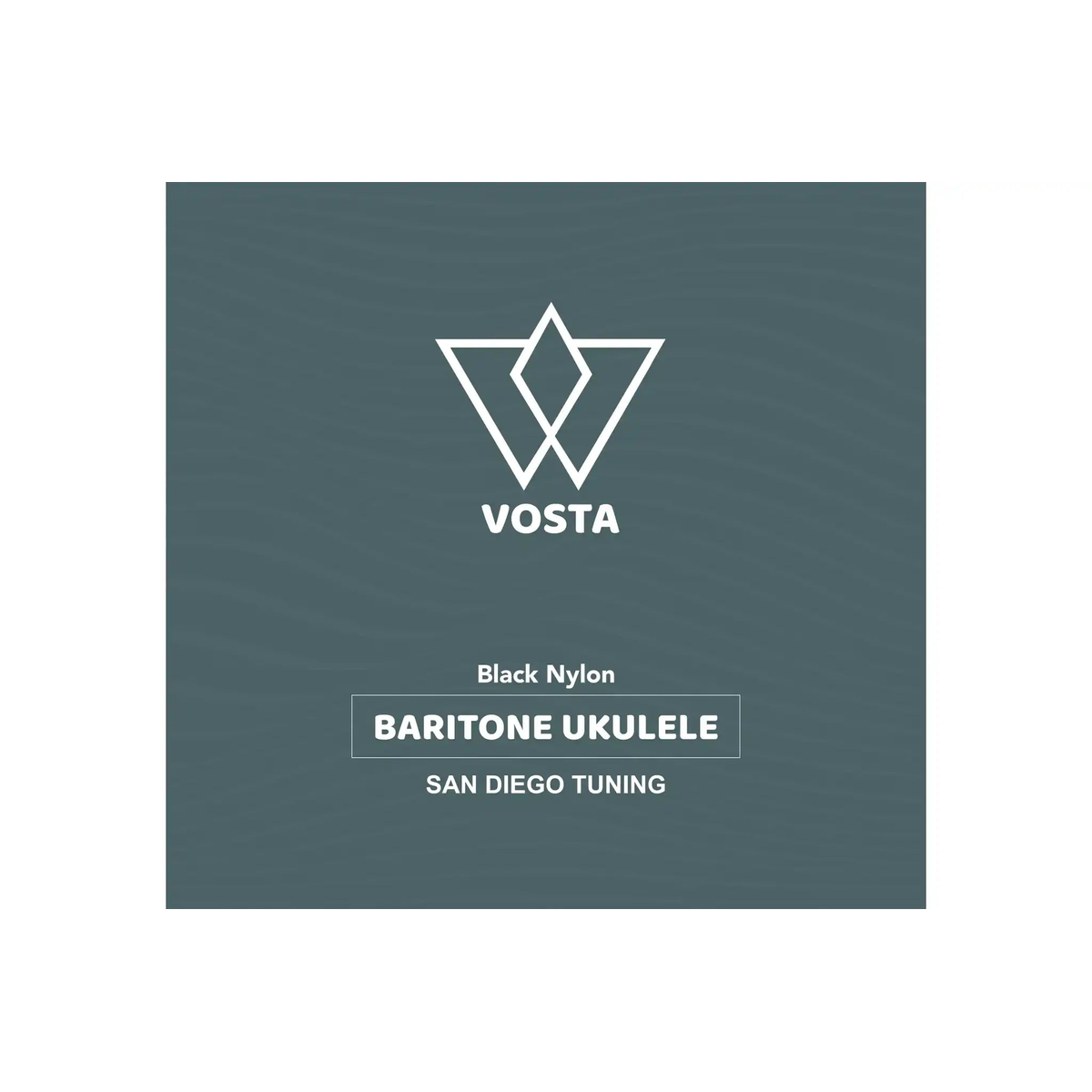 VOSTA_BLACK_NYLON_BARITONE_UKULELE_SAN_DIEGO_TUNING____front | Terry Carter Music Store