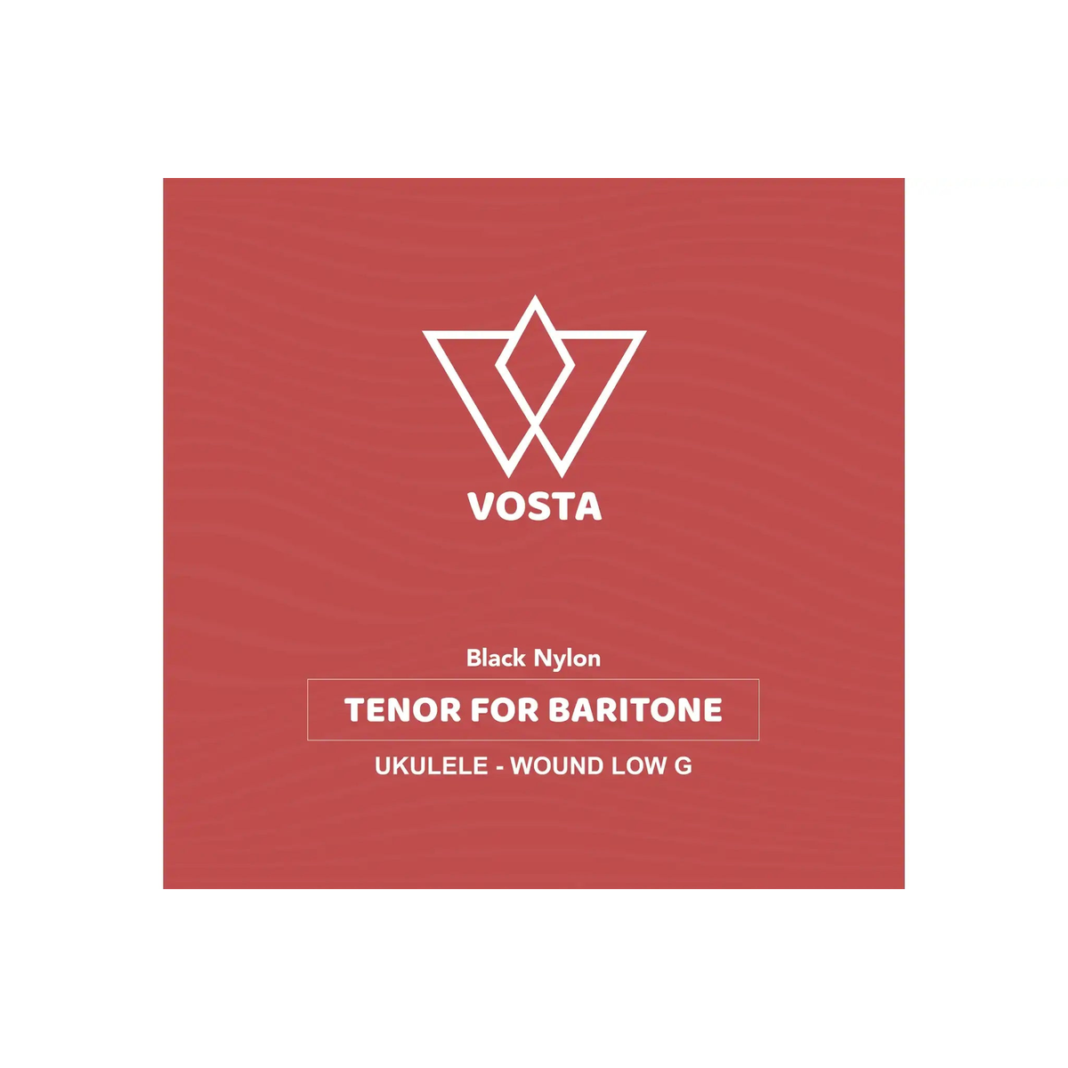 VOSTA_BLACK_NYLON_TENOR_FOR_BARITONE_UKULELE_WOUND_LOW_G____front | Terry Carter Music Store