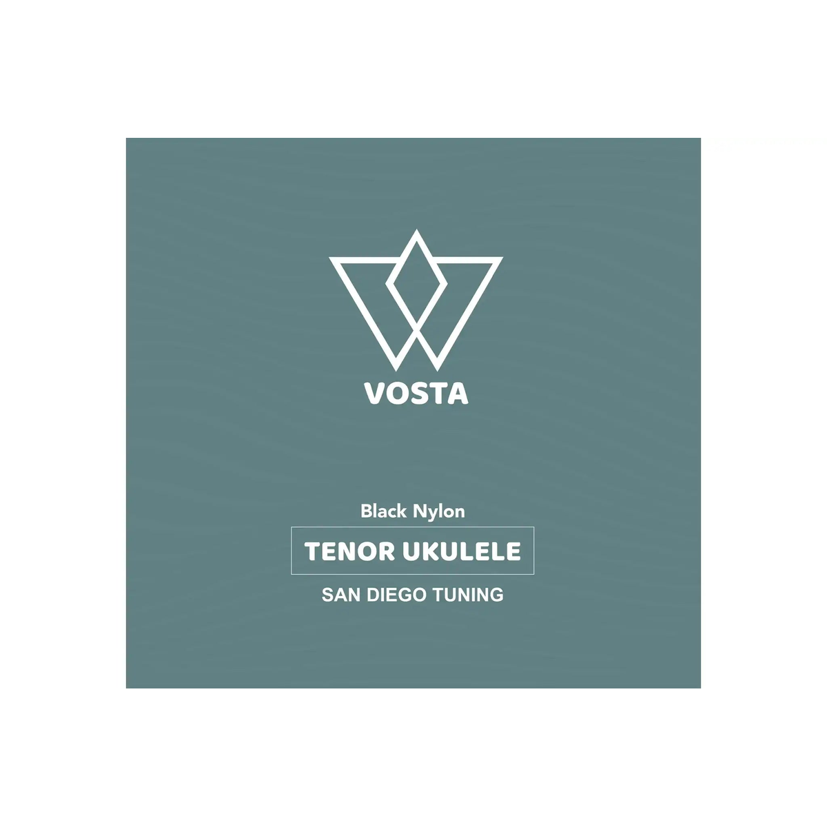 VOSTA_BLACK_NYLON_UKULELE_TENOR_SAN_DIEGO_TUNING____front | Terry Carter Music Store
