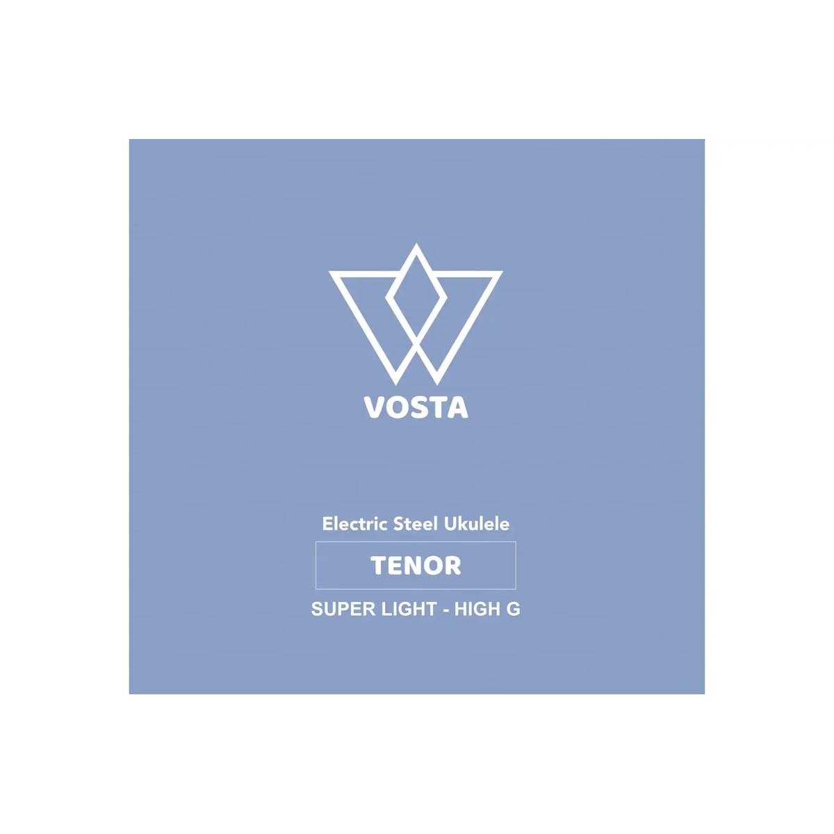 VOSTA_ELECTRIC_STEEL_UKULELE_TENOR_SUPER_LIGHT_HIGH_G____front | Terry Carter Music Store