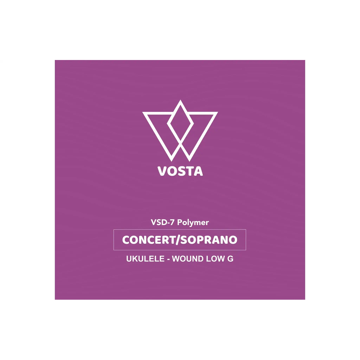 VOSTA_VSD-7-POLYMER_UKULELE_CONCERT_SOPRANO_WOUND_LOW_G____front | Terry Carter Music Store