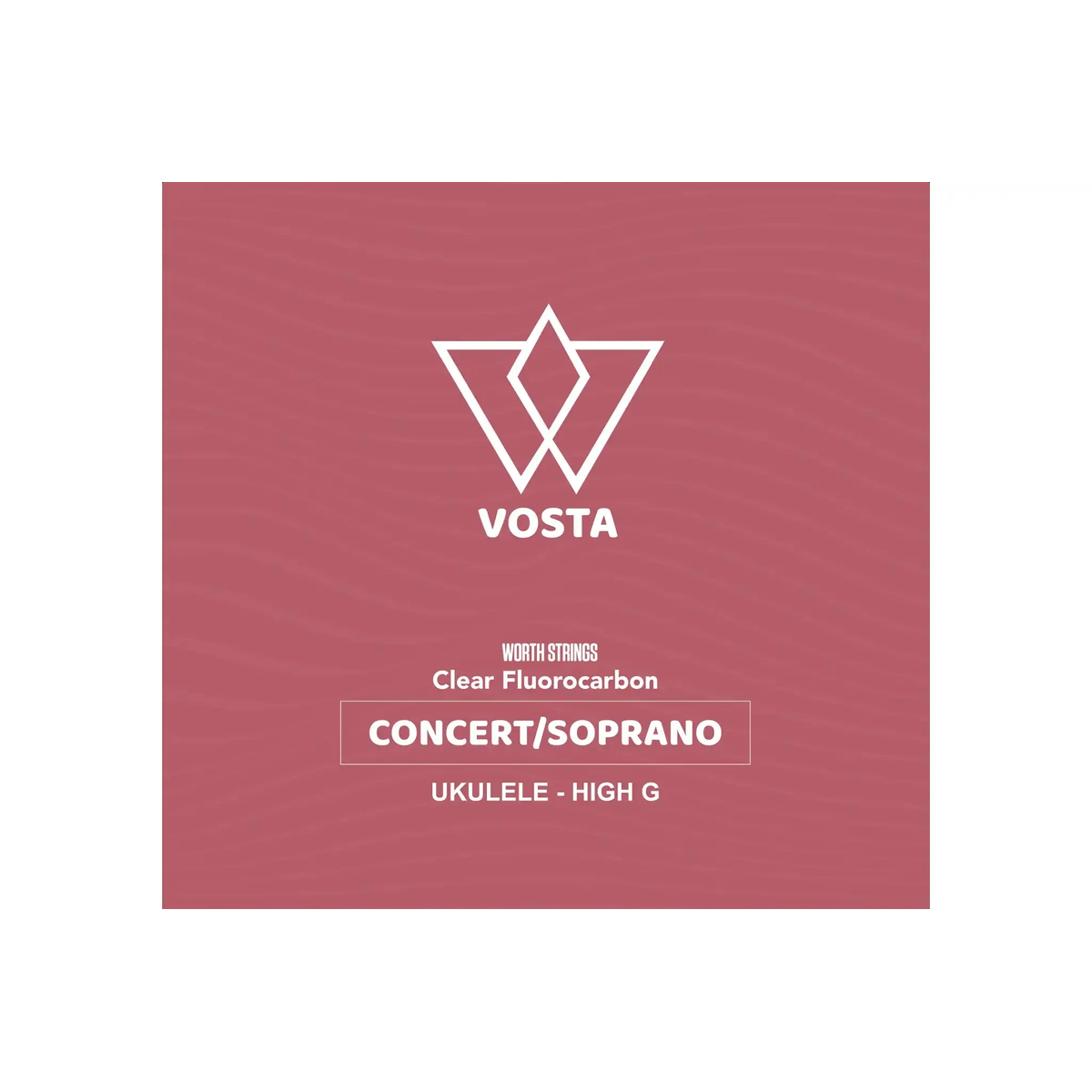 VOSTA_WORTH_CLEAR_FLUOROCARBON_CONCERT_SOPRANO_UKULELE_HIGH_G____front | Terry Carter Music Store