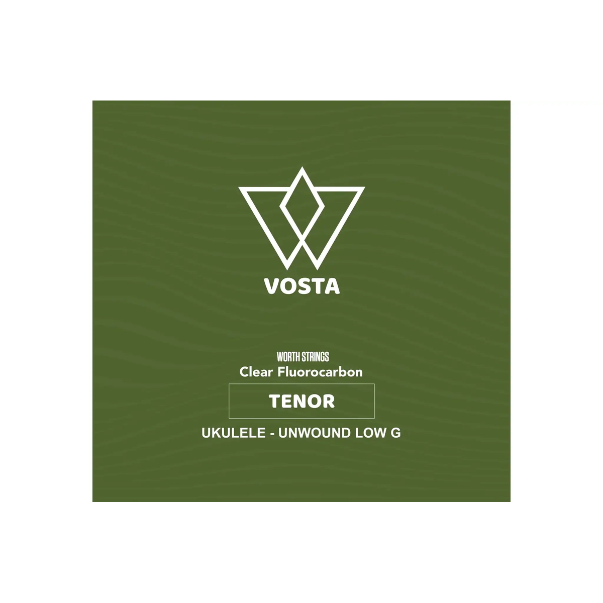 VOSTA_WORTH_CLEAR_FLUOROCARBON_TENOR_UKULELE_UNWOUND_LOW_G____front | Terry Carter Music Store