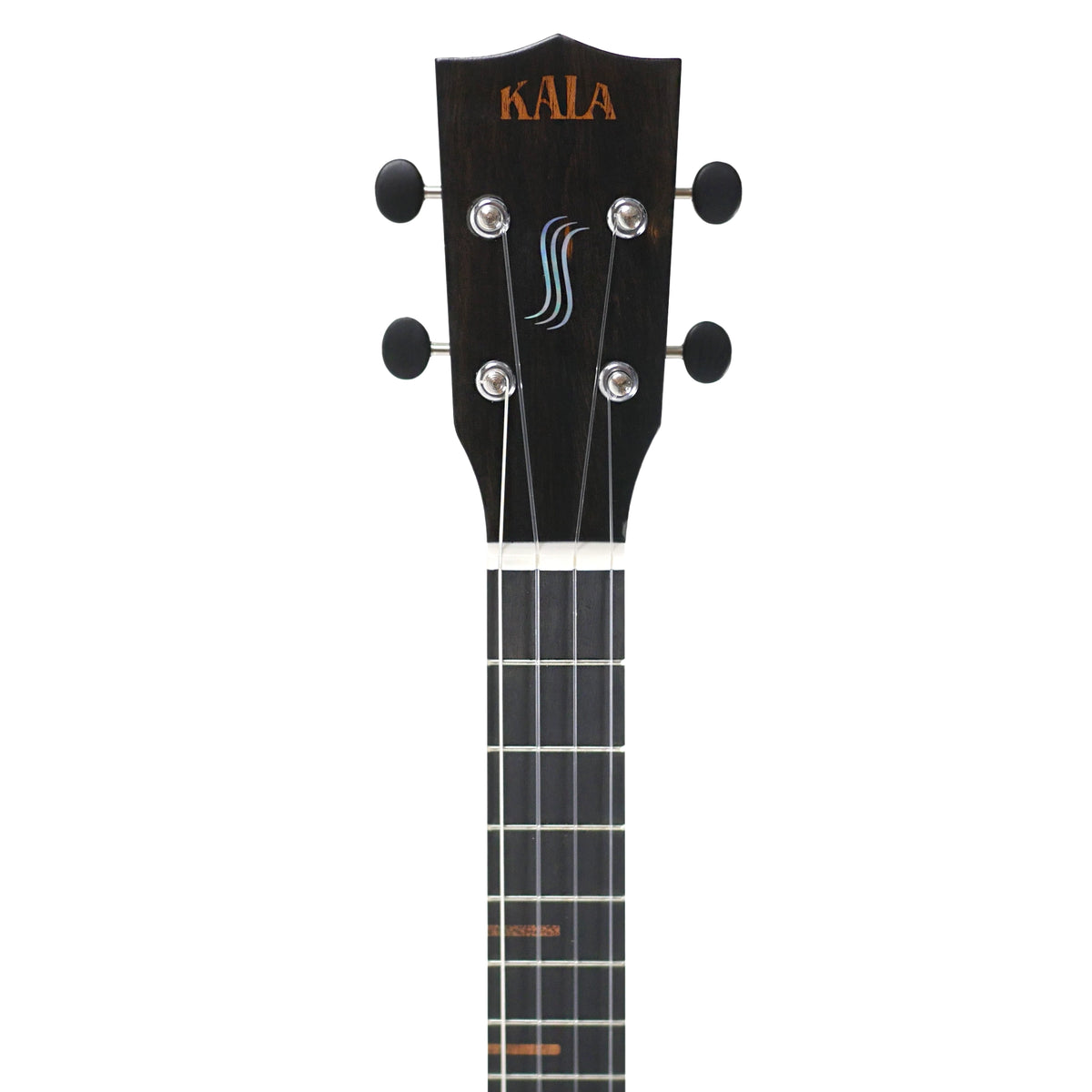 Kala KA-WF-AMHG-B All Solid Mahogany Waterfall Baritone Ukulele + 12-Month Lessons