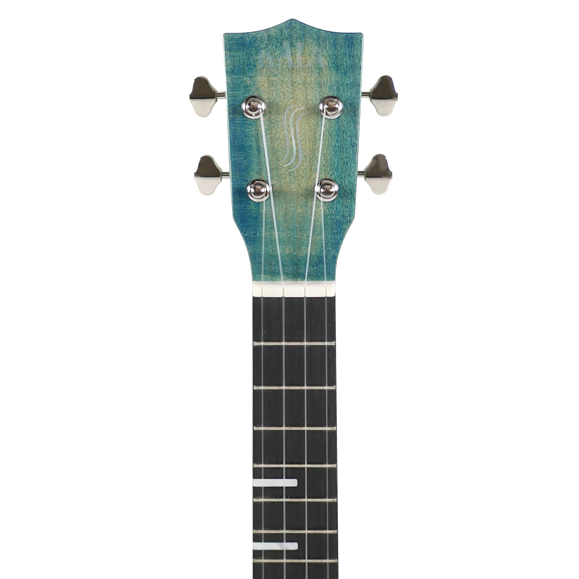 Kala Solid Blue Flamed Maple Waterfall Tenor Ukulele