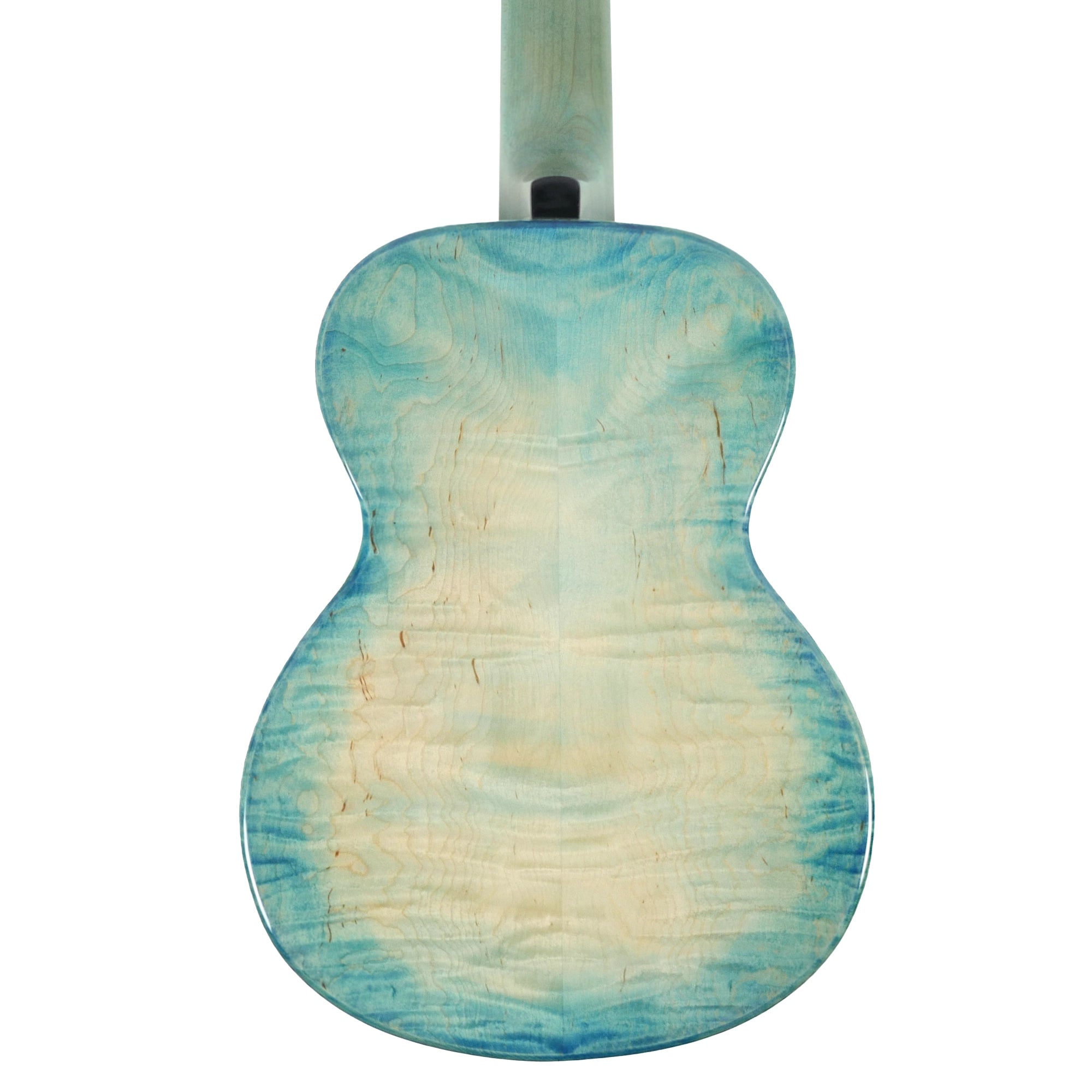 Kala Solid Blue Flamed Maple Waterfall Tenor Ukulele