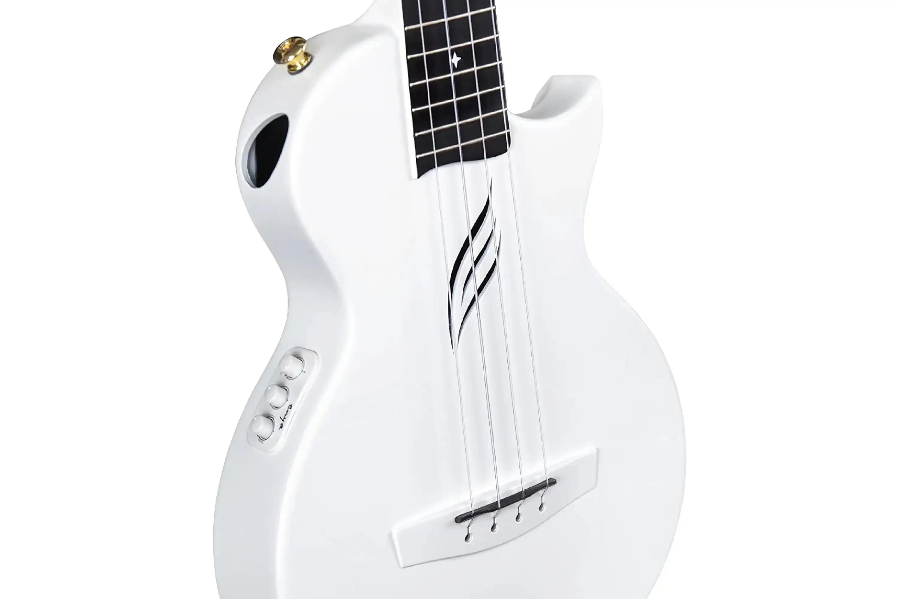 WHWhiteTenorUkulelewPickup-01 | Terry Carter Music Store
