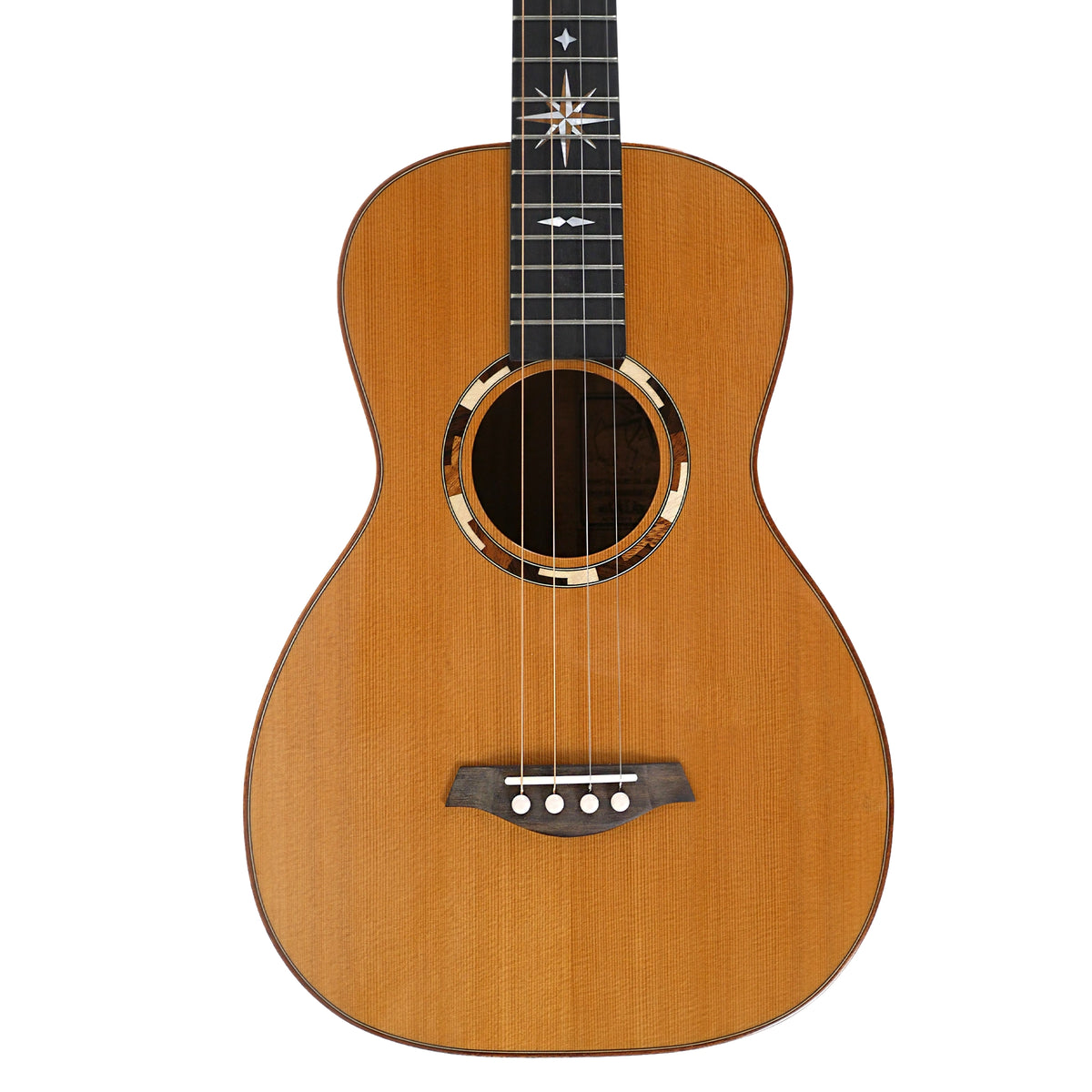 Kala WP-CA-GB-E Waypoint Solid Cedar & Acacia Grand Baritone Ukulele w/ Pickup + 12-Month Lessons