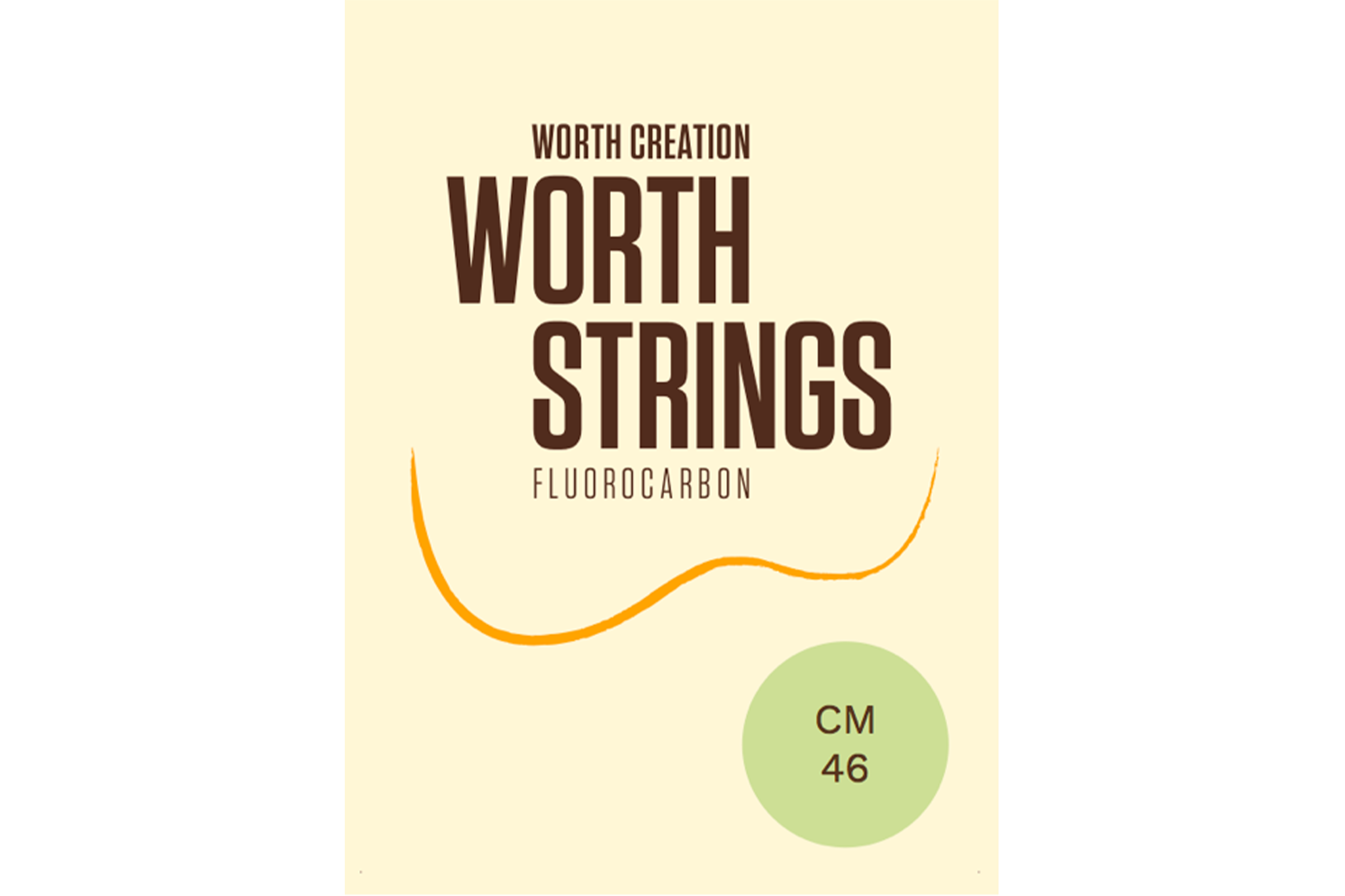 Worth Clear Fluorocarbon Soprano/Concert HIGH G Ukulele Strings Medium CM 46 (G-C-E-A) Enough For 2 Sets