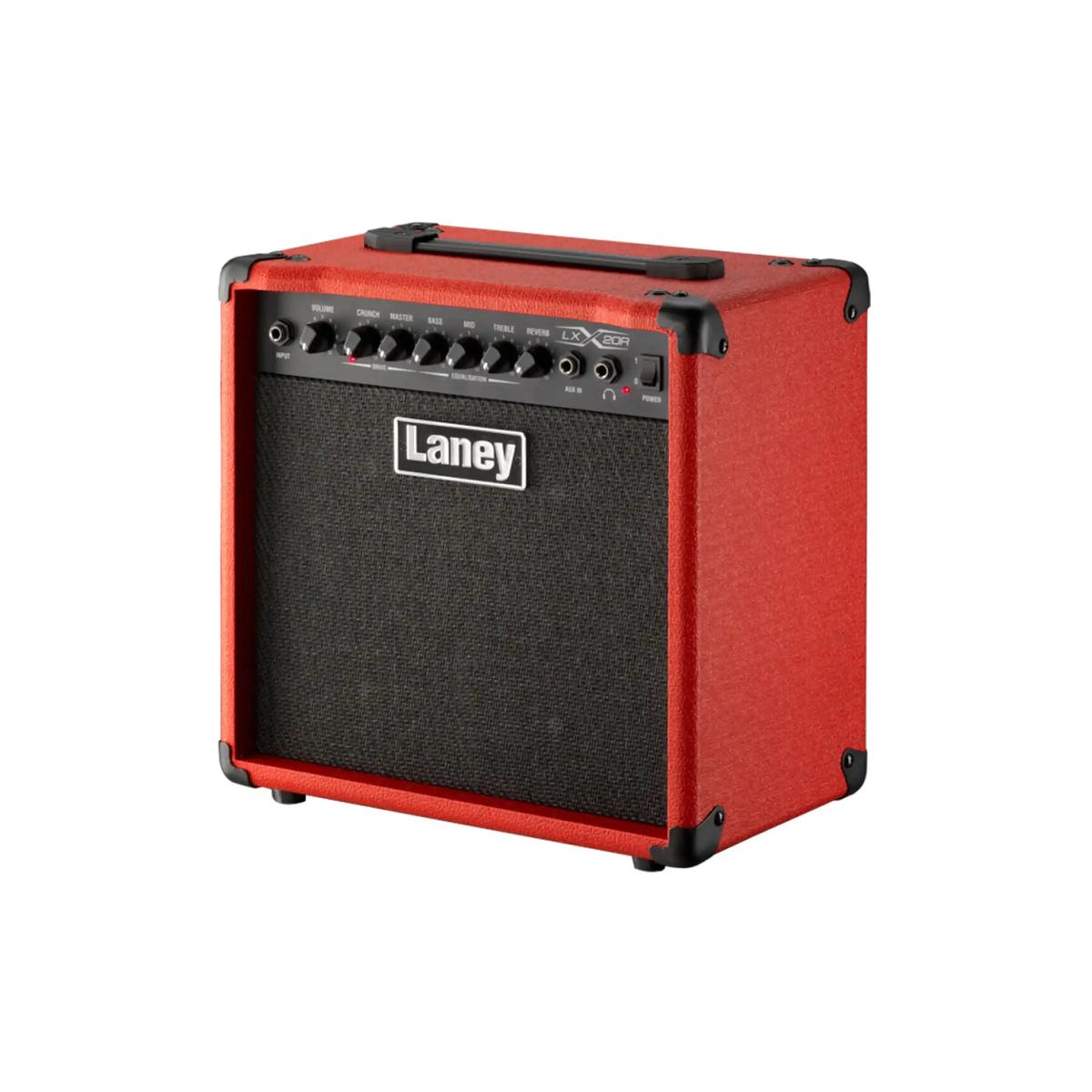 Laney LX20R-RED 20W combo amp, angled view from the right
