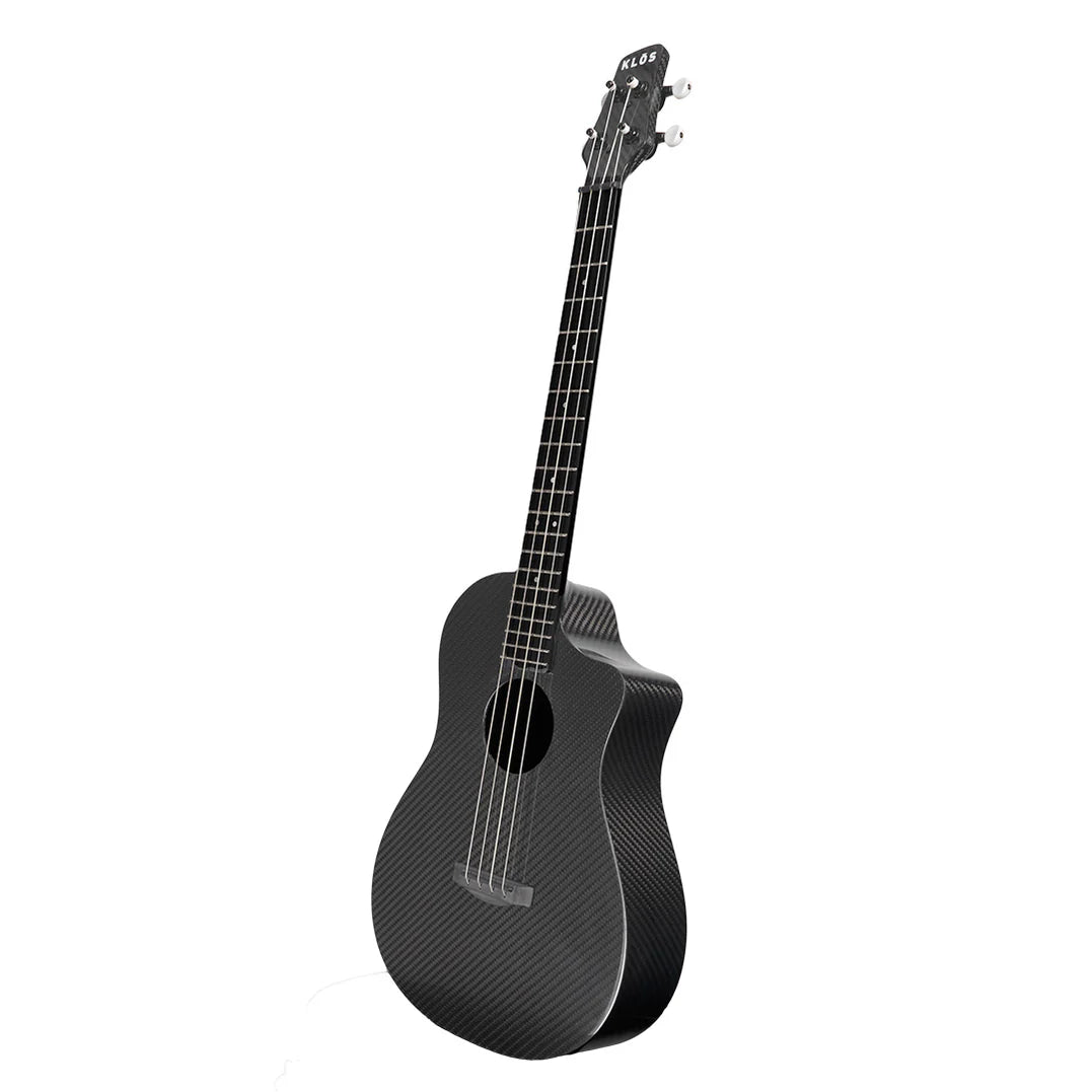 Klōs Full Carbon Fiber Acoustic-Electric Baritone Ukulele w/ Pickup & Tuner