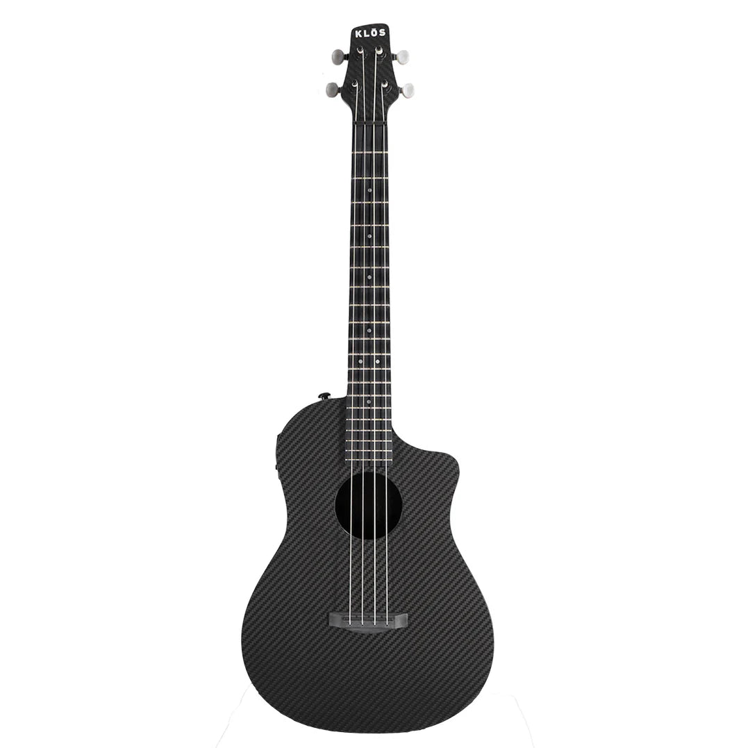 Klōs Full Carbon Fiber Acoustic-Electric Baritone Ukulele w/ Pickup & Tuner