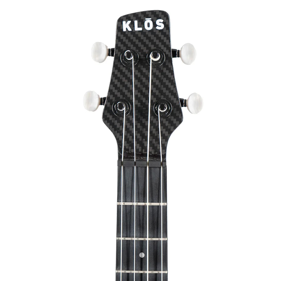 Klōs Full Carbon Fiber Acoustic-Electric Baritone Ukulele w/ Pickup & Tuner