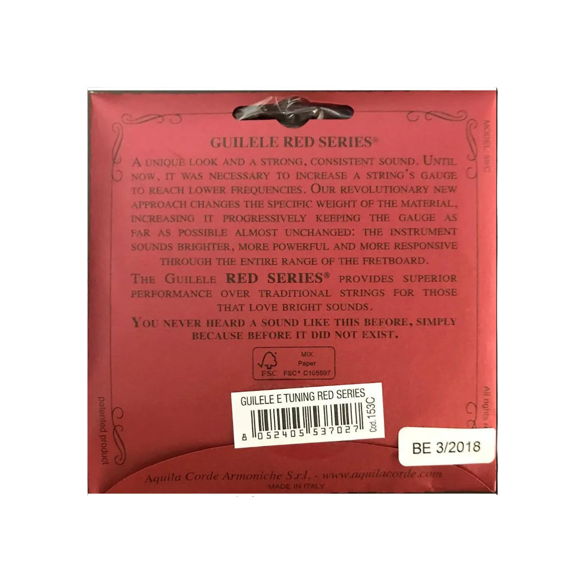 Aquila 133C Red Series Guilarlele Strings (A-D-G-C-E-A)