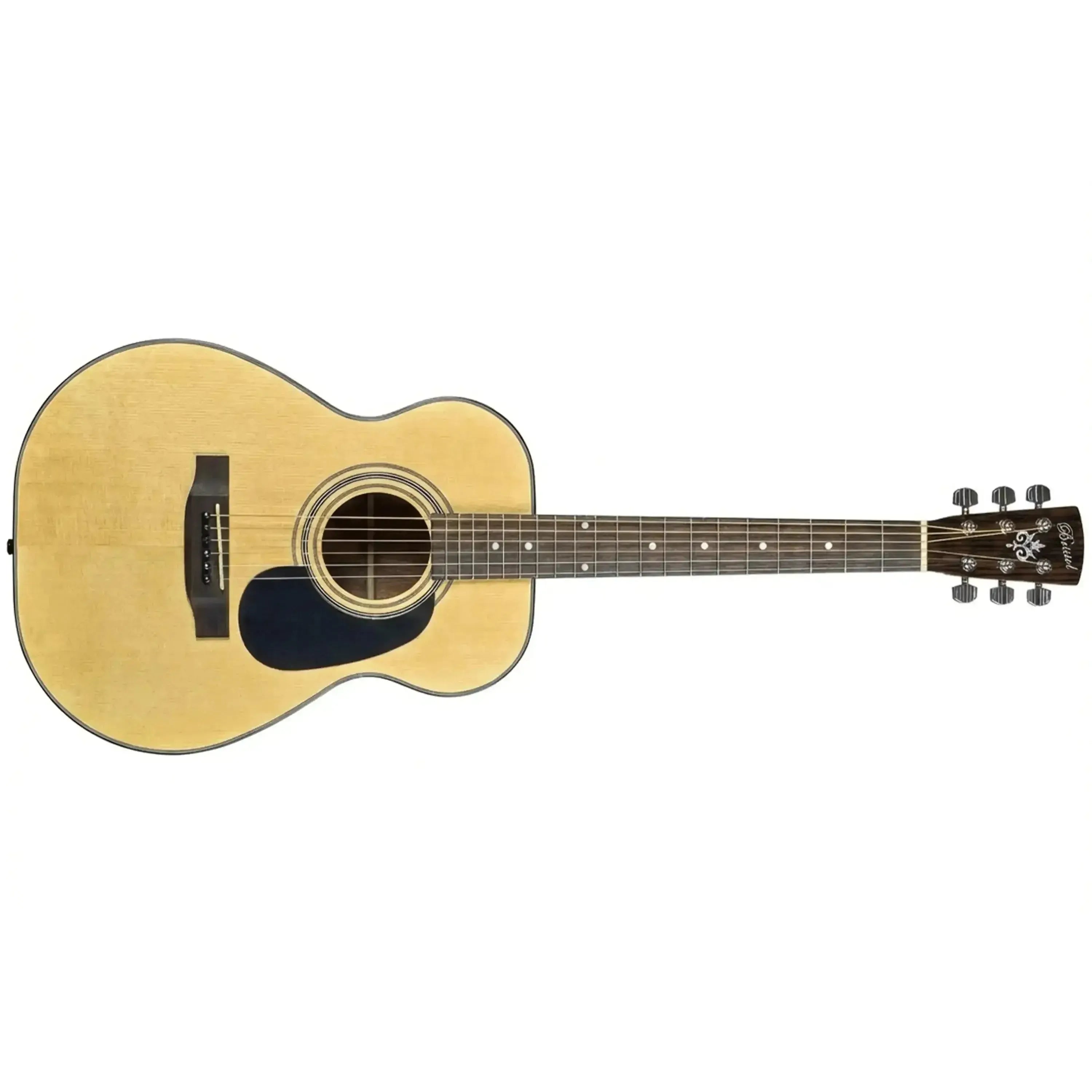 Baby Bristol BB-16 Acoustic Guitar with light spruce top, dark pickguard, and mahogany neck.