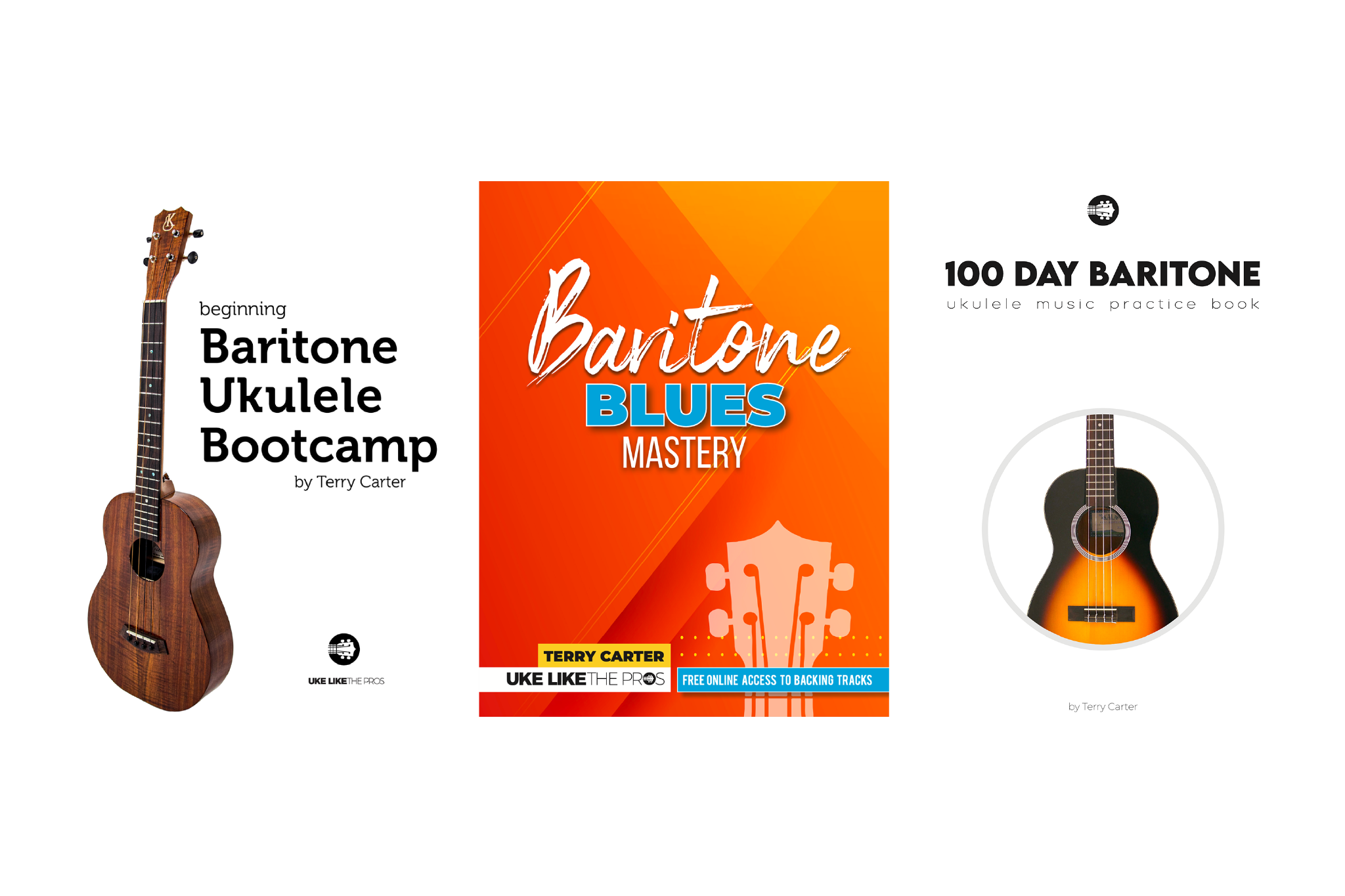 Baritone Ukulele Books Pack Terry Carter Music Store