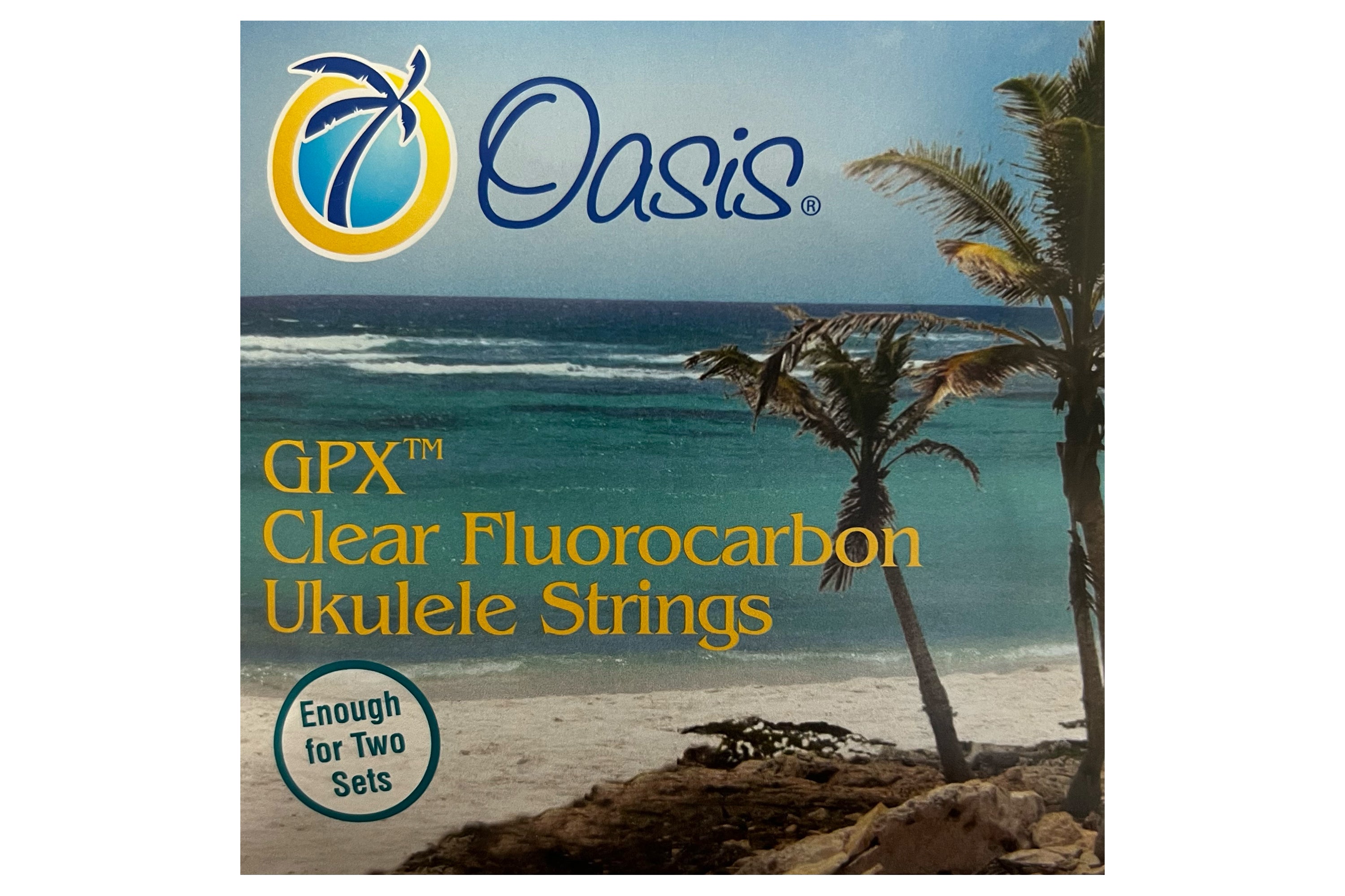 Oasis GPX Clear Fluorocarbon Tenor Ukulele Strings Warm UKE-8101F Unwound Low G