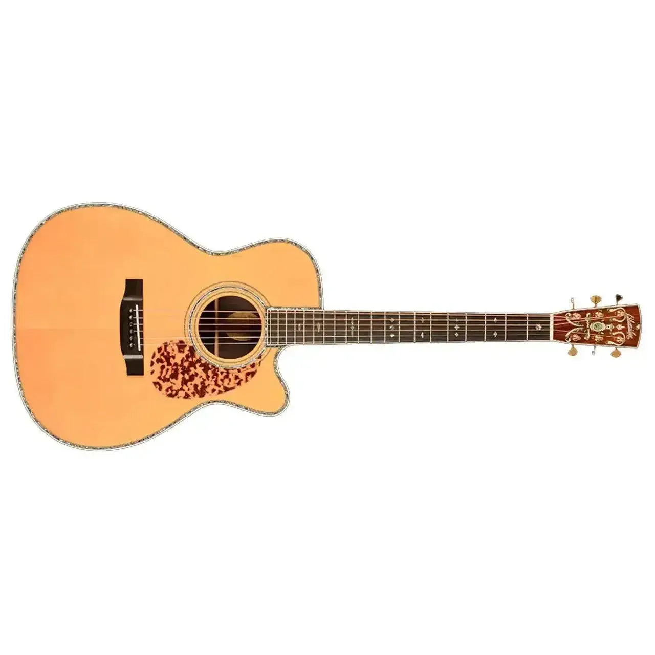 Blueridge BR-183CE Historic Series 000 acoustic-electric guitar with natural spruce top and cutaway.