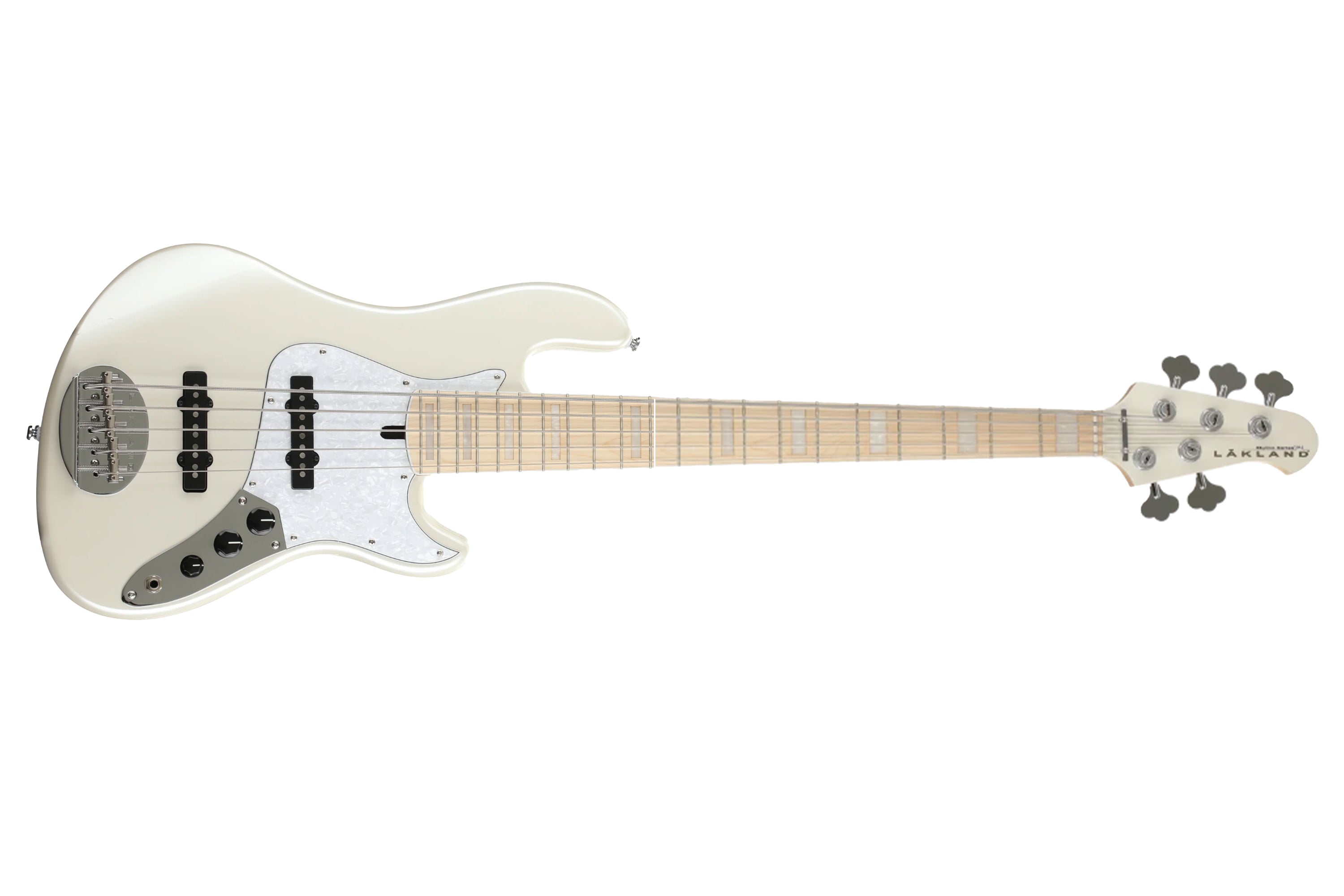 Lakland DJ-5 Skyline Darryl Jones 5-string Bass Guitar - White Pearl