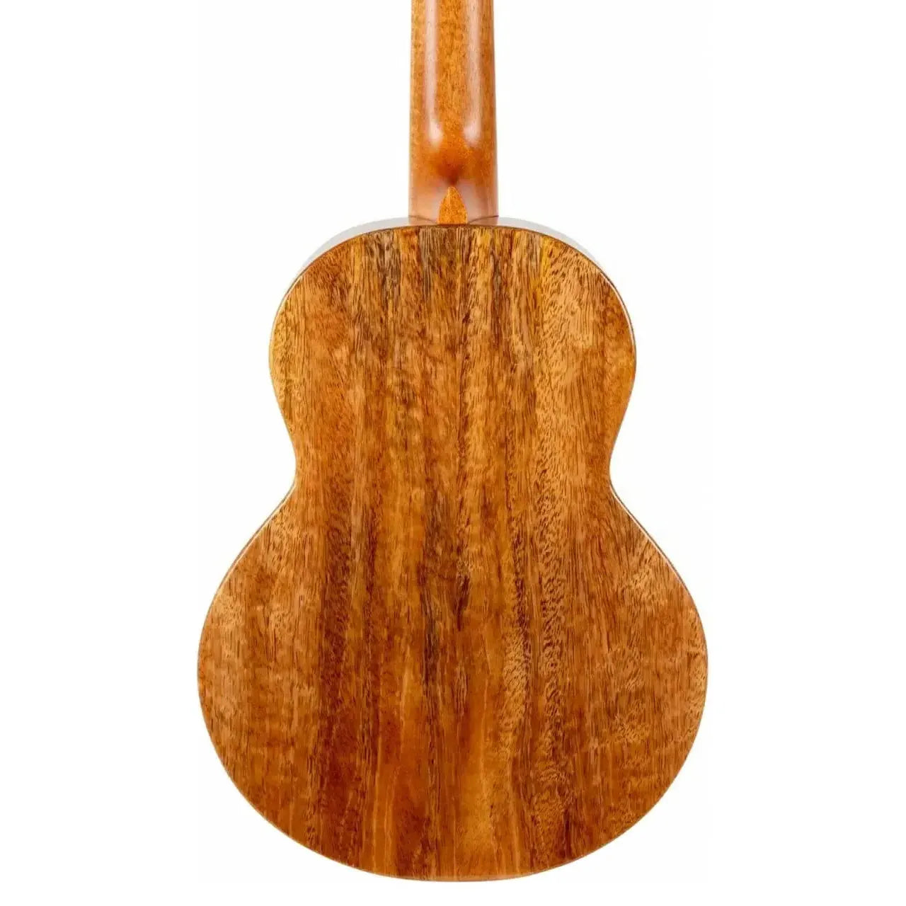 Back of Flight A10 MM Mango Dragon 10th Anniversary Tenor Ukulele, showing solid mango wood grain.