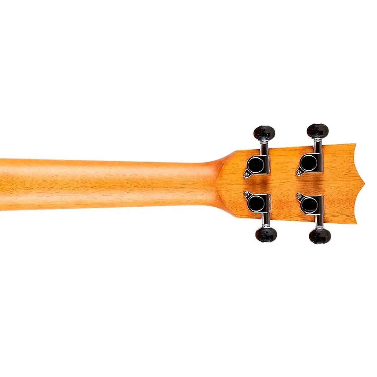 Back of Flight AUC-33 Stardust Concert Ukulele headstock and neck, showing tuning pegs.