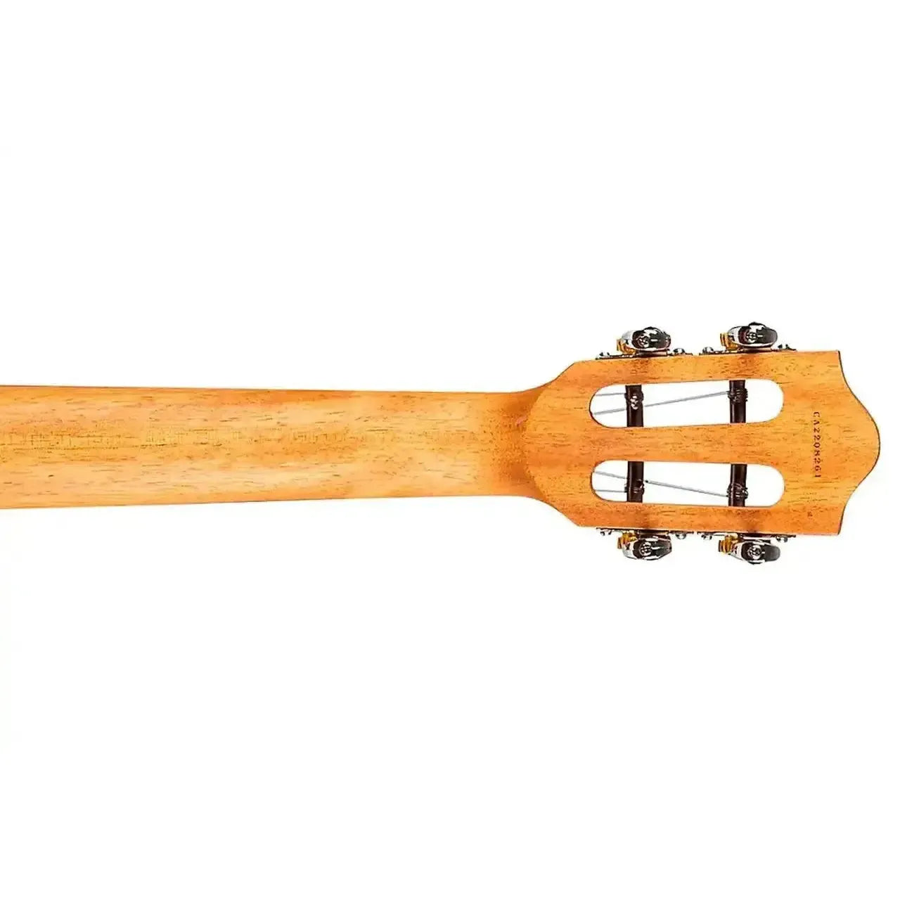 Flight IRIS RD Concert Ukulele headstock and neck, showing tuning pegs and wood grain.